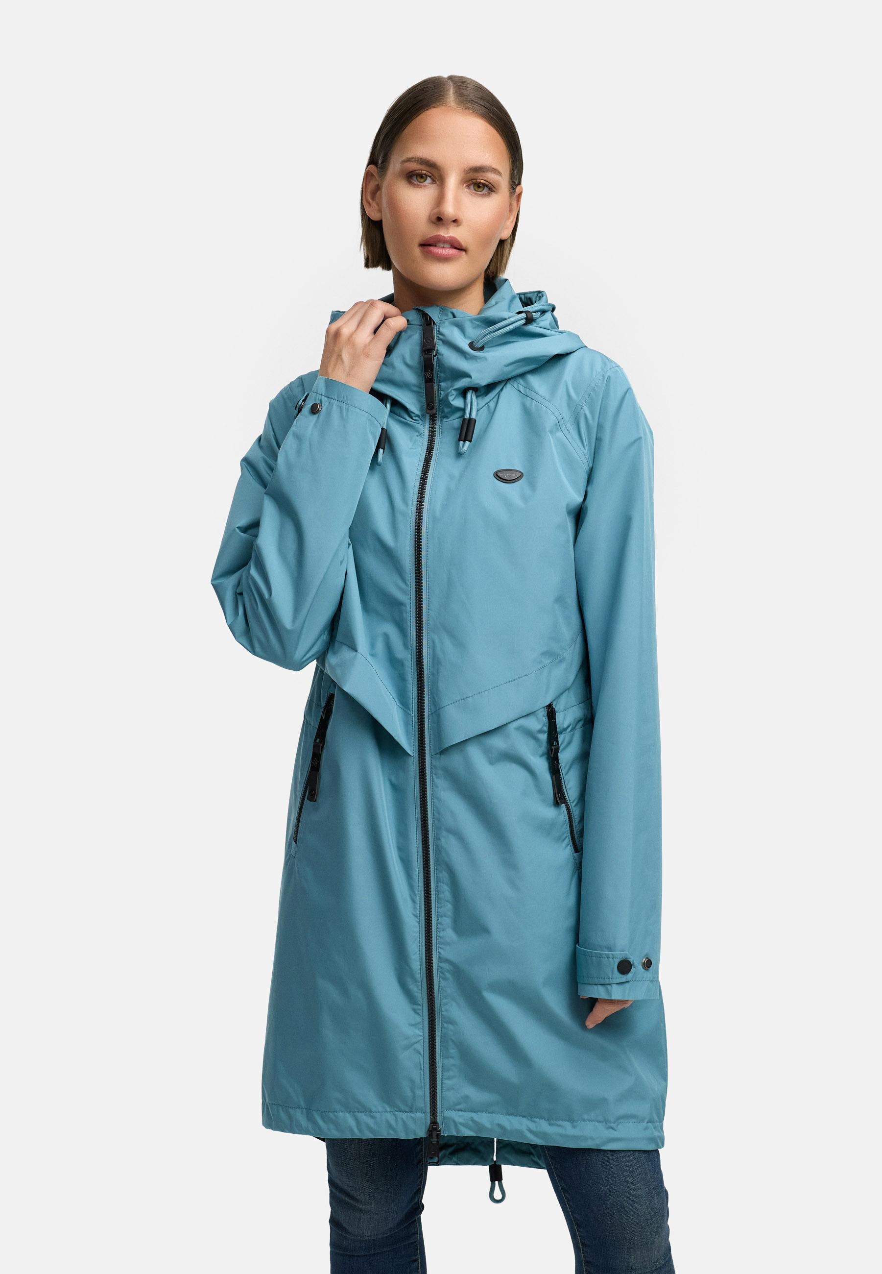 Ragwear Jerseymantel »Frodik« Wasserdichter oversized Damen Parka für die Übergangszeit
