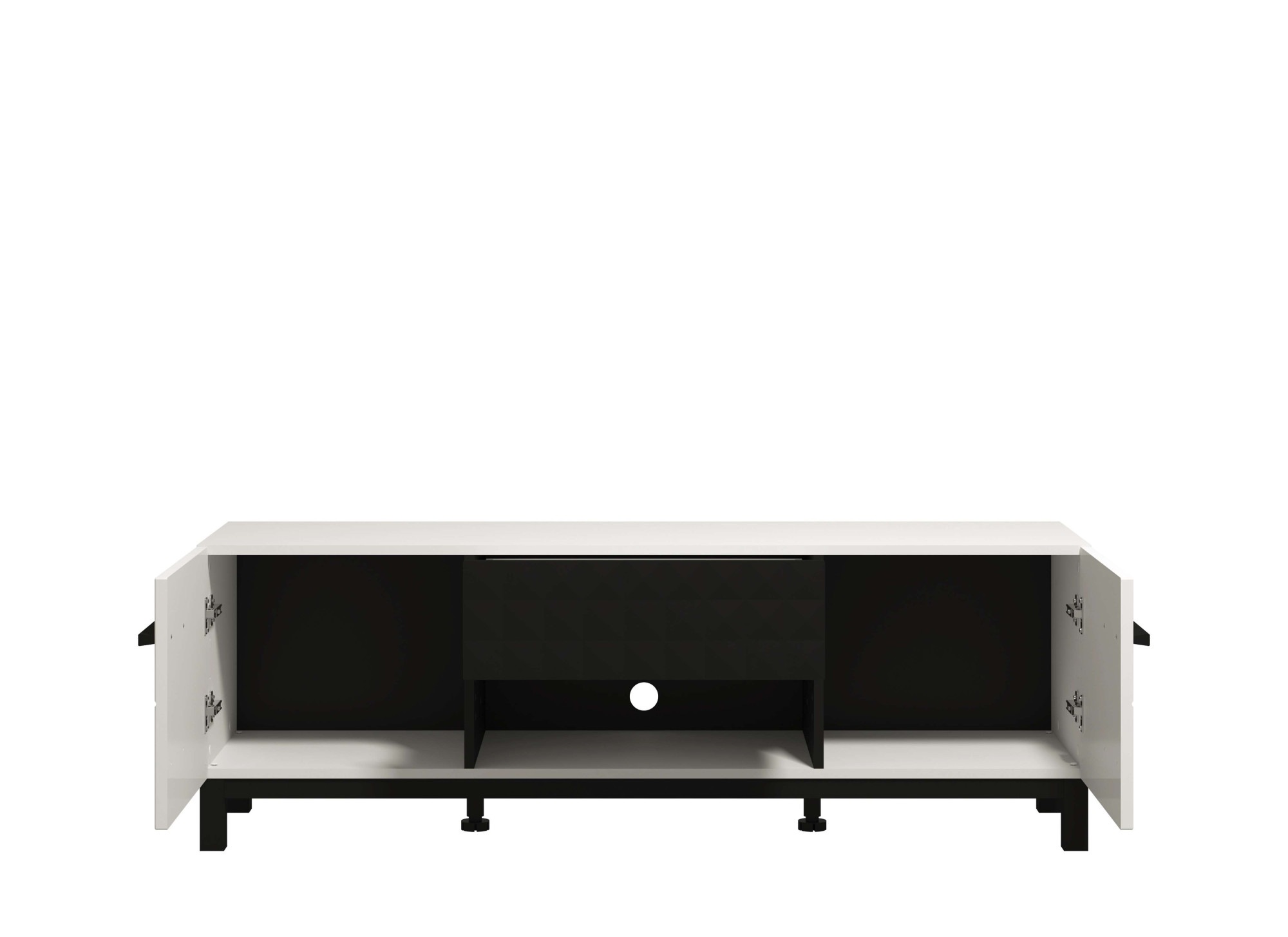 Home affaire Lowboard »Orleans, Breite 147,5 cm TV- Lowboard, TV-Schrank, TV-Ständer«, TV-Kommode, Modernes Design, mit Schublade in toller 3D-Optik