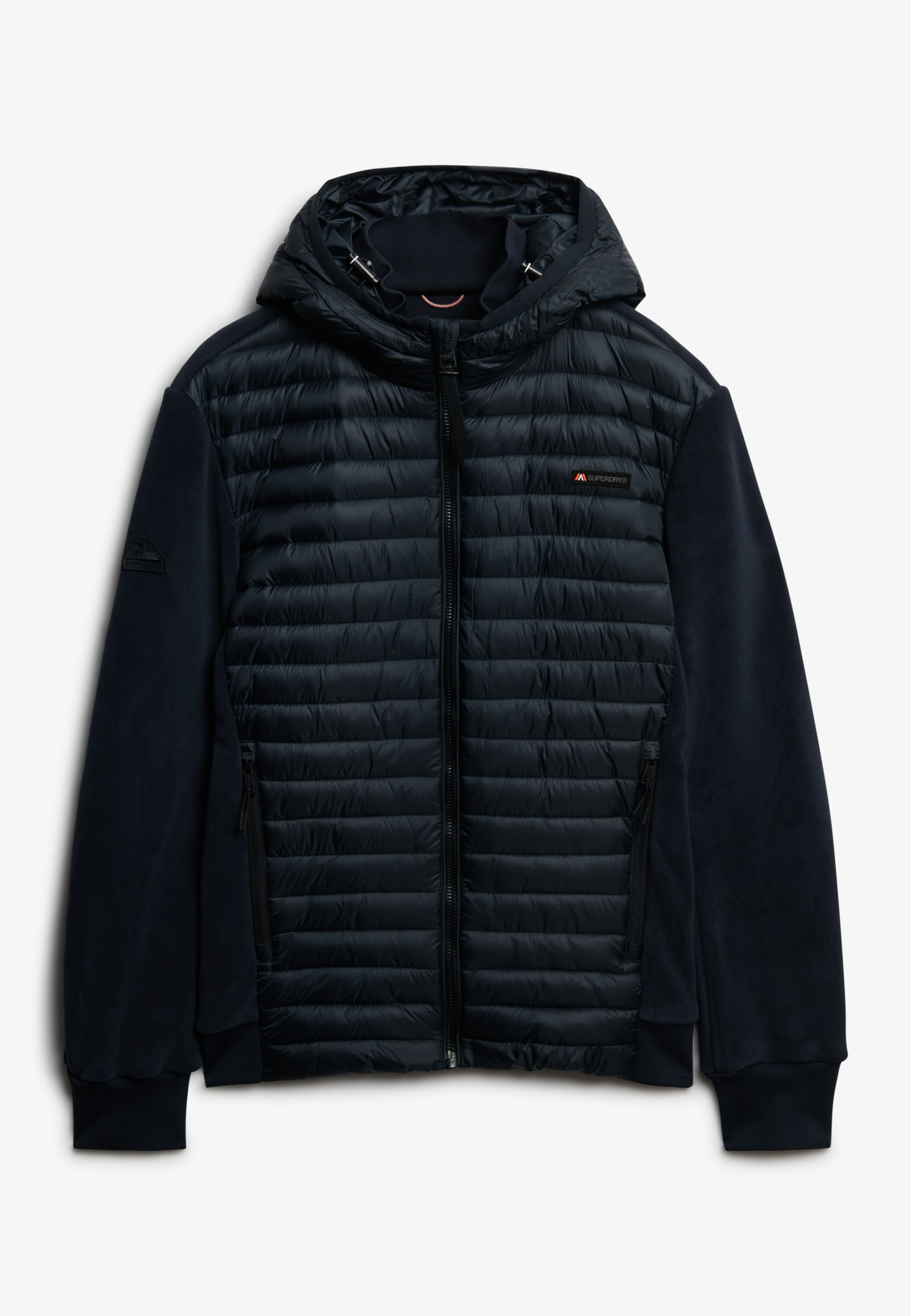 Superdry Steppjacke »HOOD STORM FLEECE HYBRID JKT«, mit Kapuze