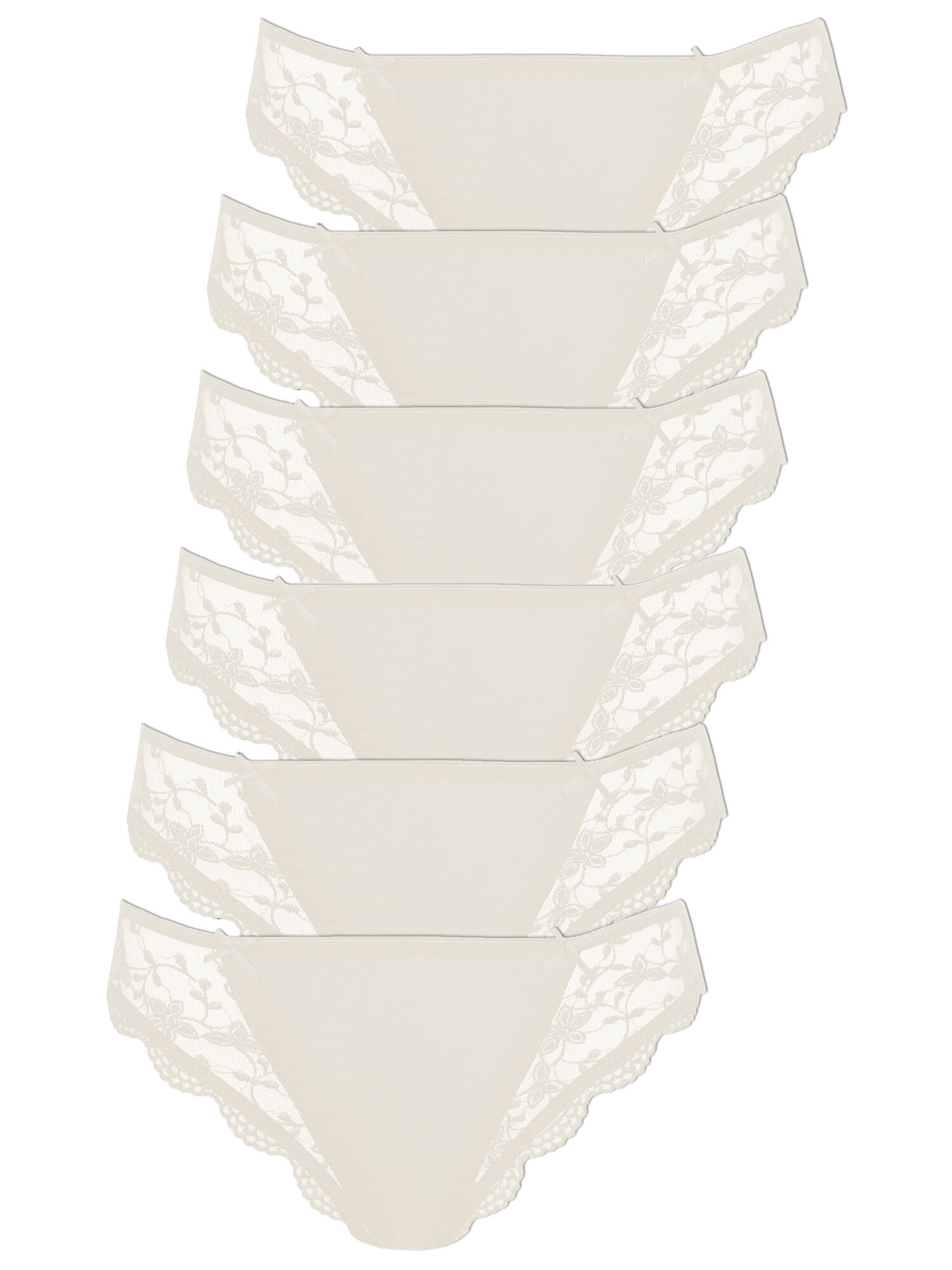 Nina Von C. String "6er Pack String Silver Edition"