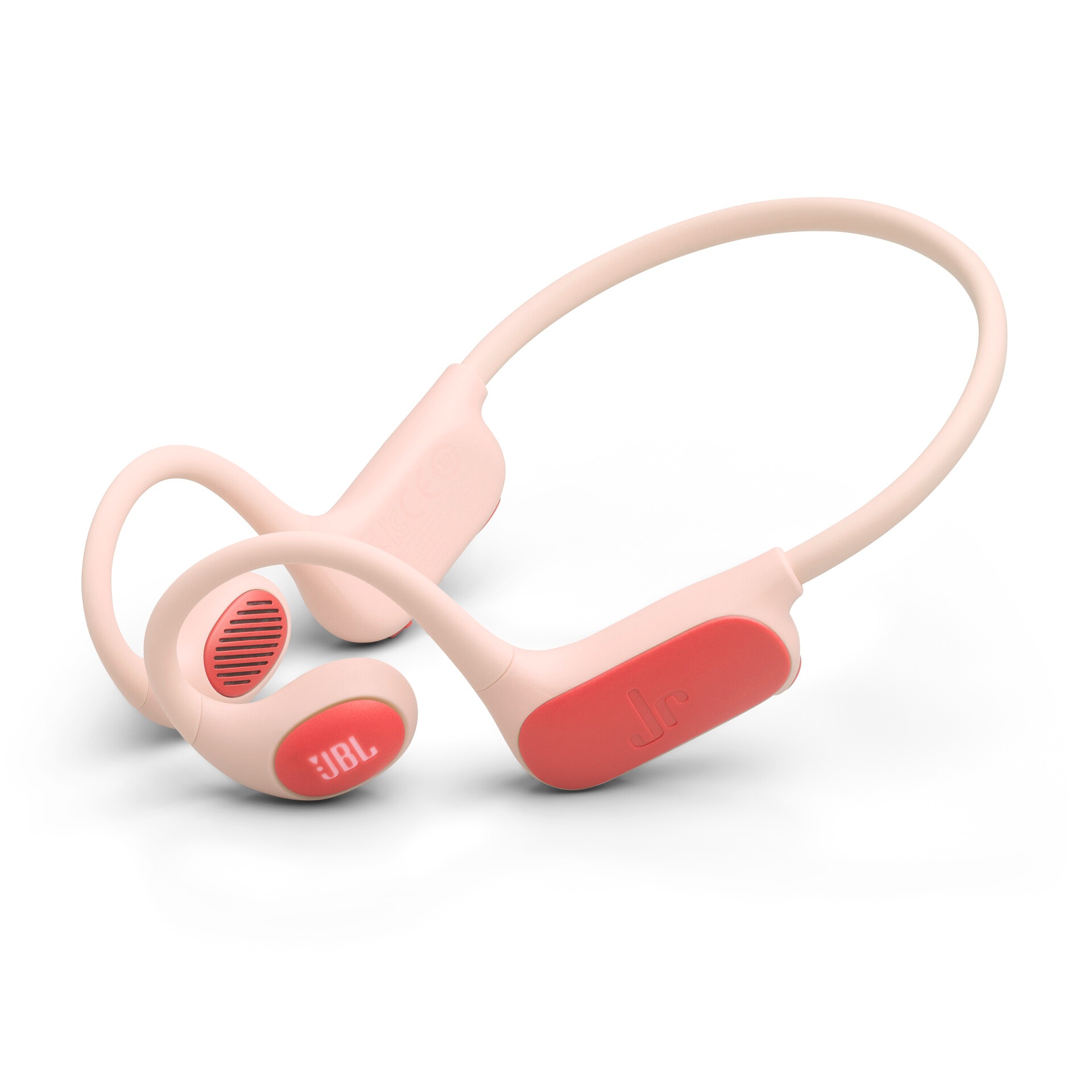 JBL Kinder-Kopfhörer "Junior Free - Kabelloser Open-Ear-Kopfhörer für Kinder", B:10,1cm H:4,2cm T:16,5cmbeige, Kopfhörer
