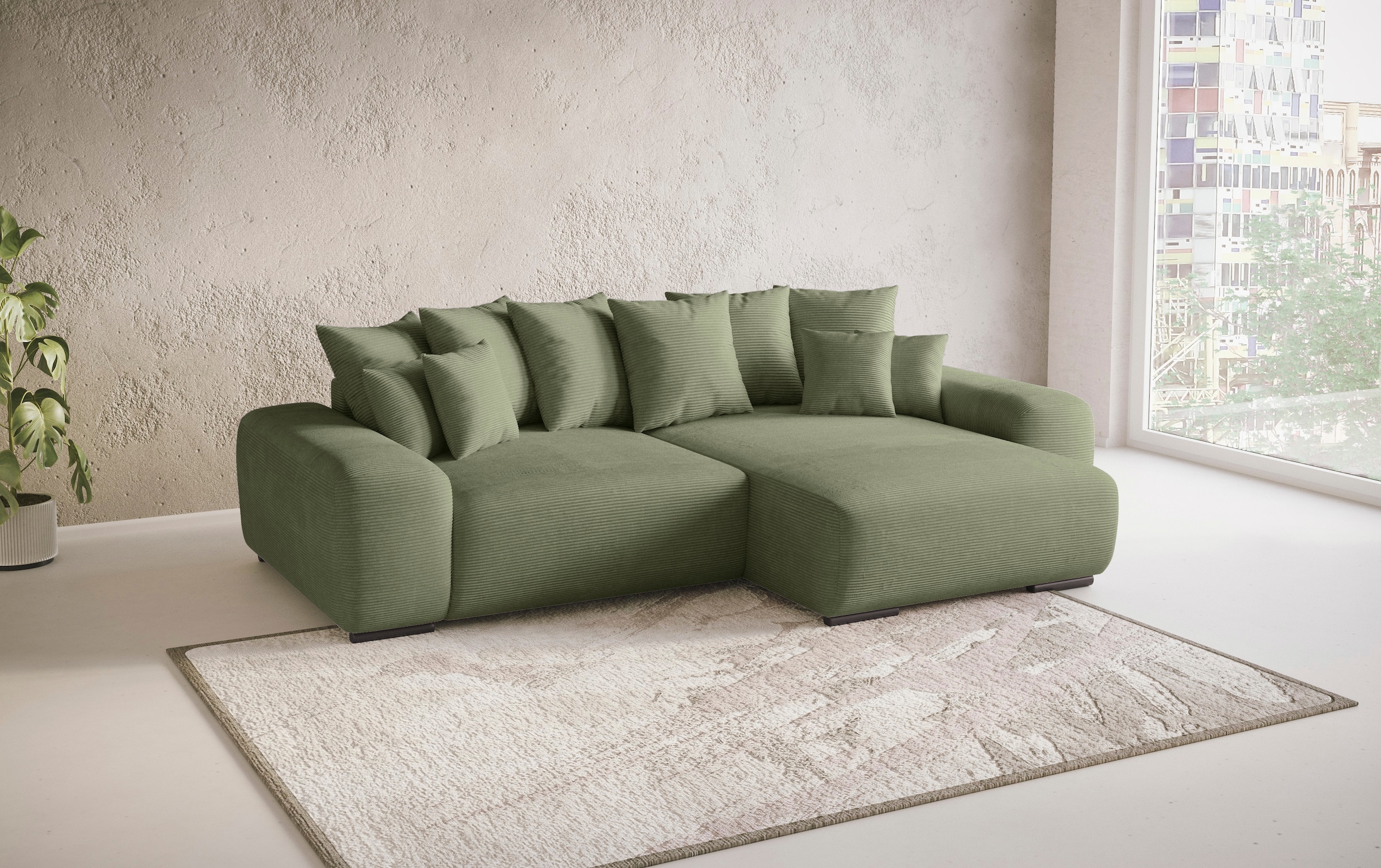 Mr. Couch Polsterecke »Sundance II«, Dauerschläfer mit EasyBett-Schlaffunktion, Bettkasten