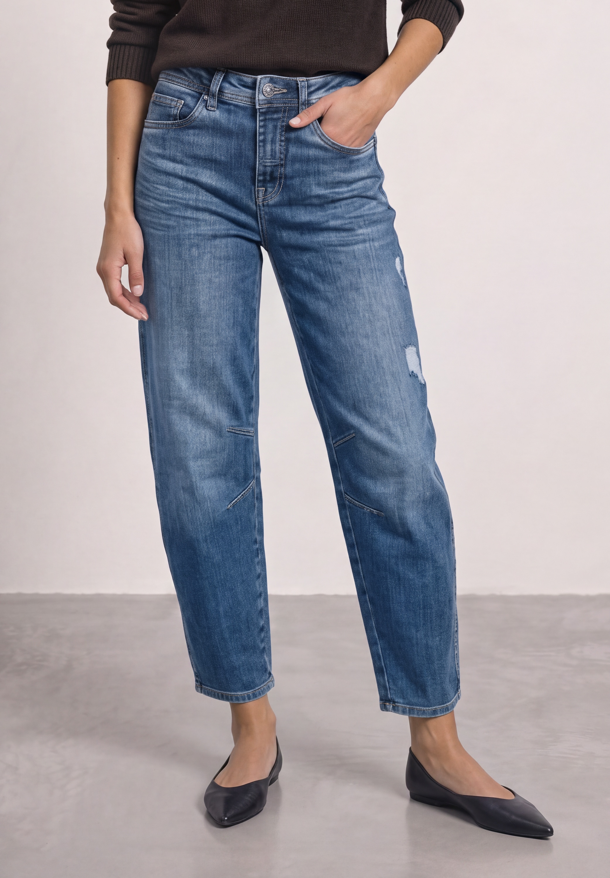 STREET ONE Loose-fit-Jeans 5-Pocket-Style