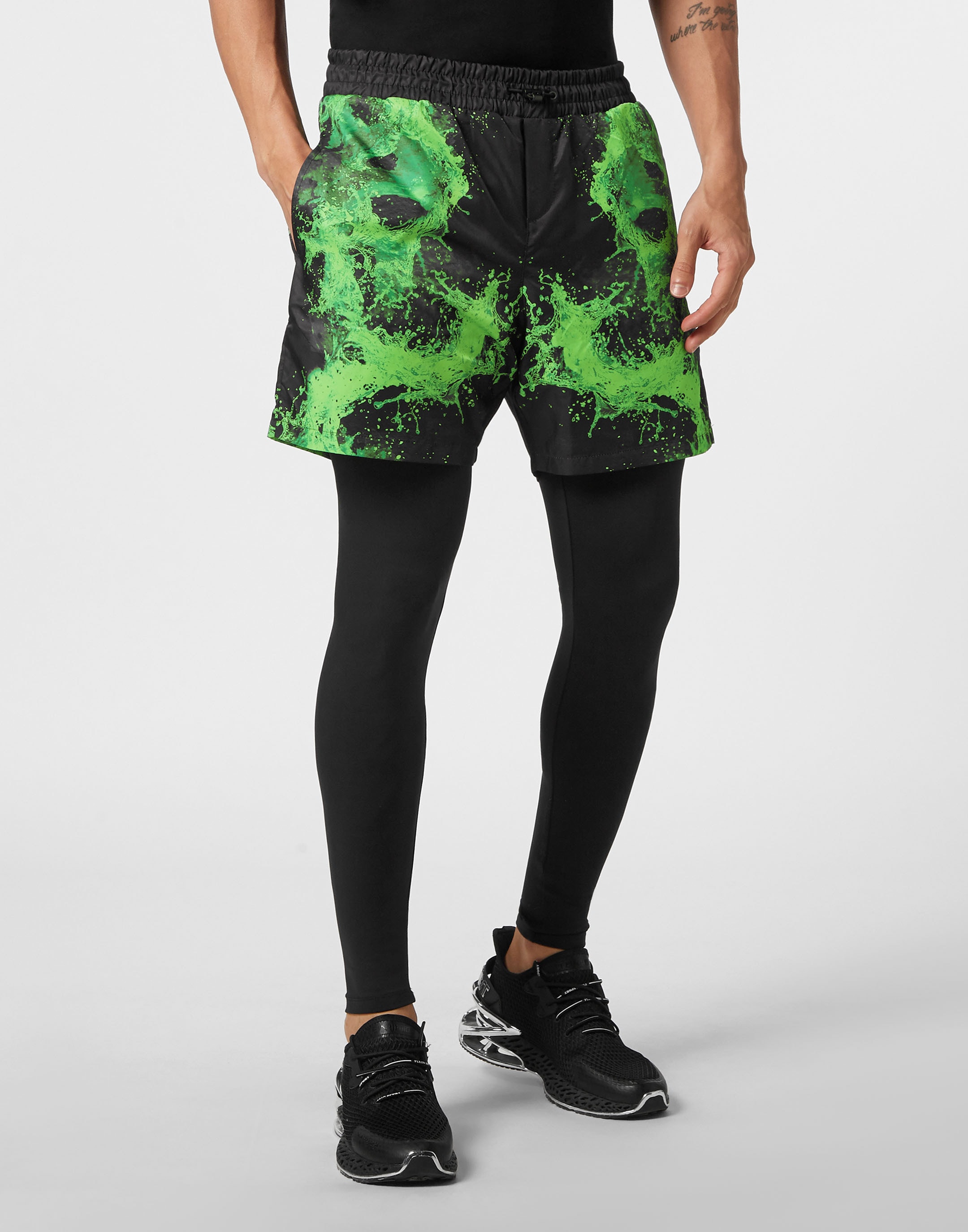PLEIN SPORT Laufhose "Splash Extreme" günstig online kaufen