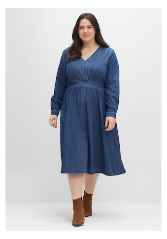 Sheego Jeanskleid »Jeanskleid«, aus elastischer Baumwolle kaufen
