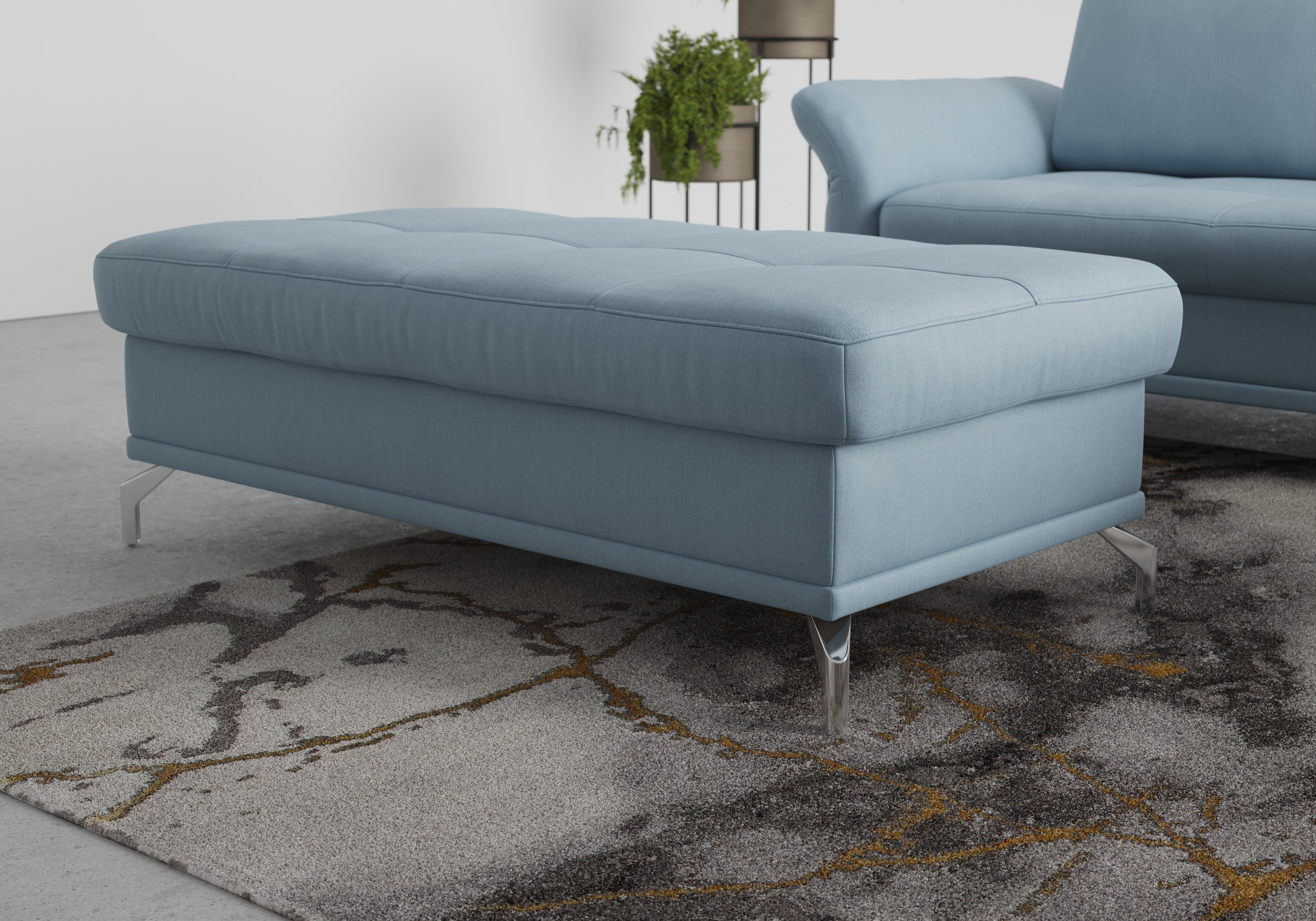 Home affaire Polsterhocker "Palm Beach" passend zur Polsterserie "Palm Beac günstig online kaufen