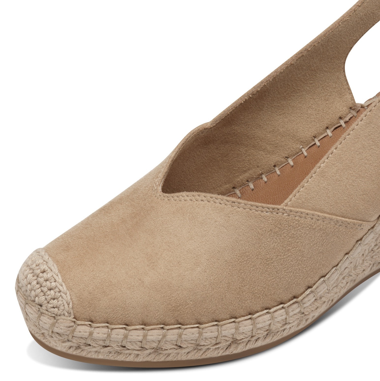 Tamaris Slingpumps, Keilabsatz, Plateau, Sandale, Sommerschuh, eingearbeiteter Gummizug