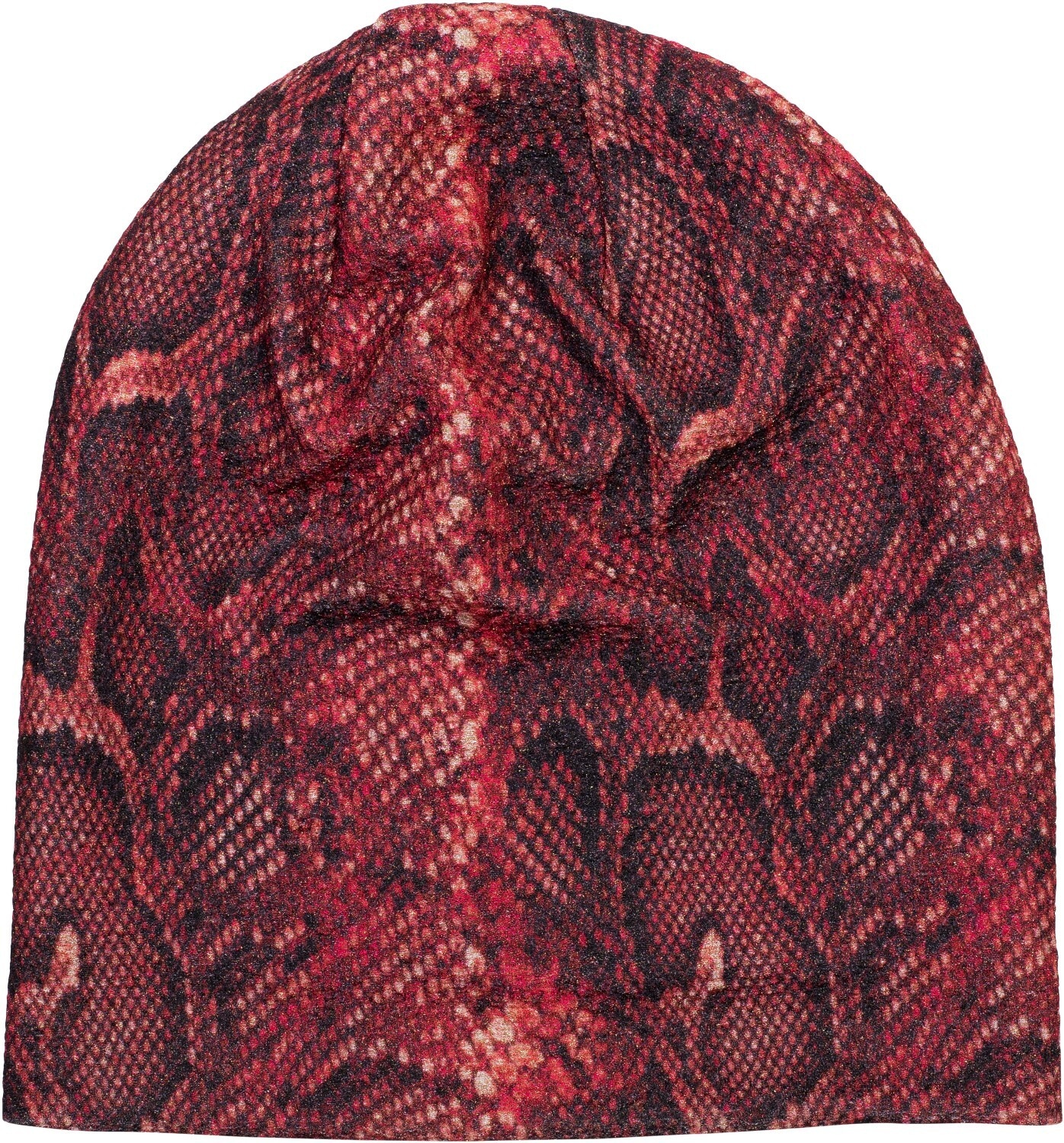 styleBREAKER Beanie "Beanie Mütze Glitzer Schlangen Muster" 1 Stk.