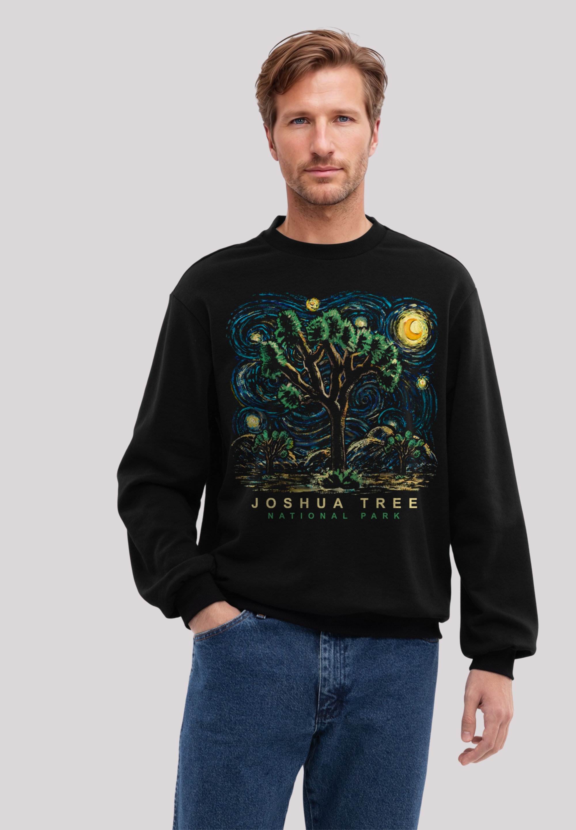 F4NT4STIC Sweatshirt "US National Parks Joshua Tree Oil On Canvas Style", P günstig online kaufen
