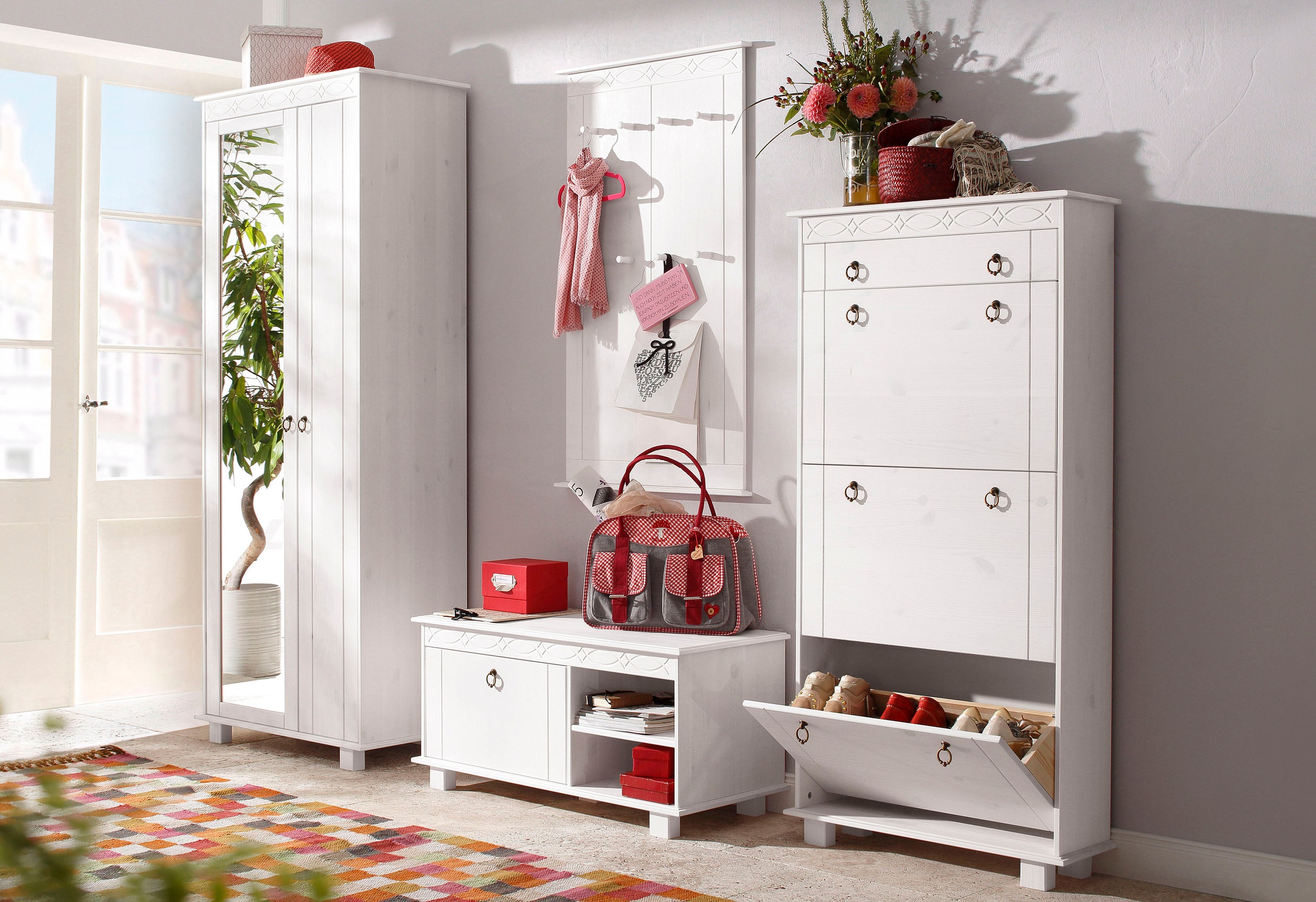 Home affaire Garderoben-Set "Indra" Set, 4 Stk. tlg. günstig online kaufen