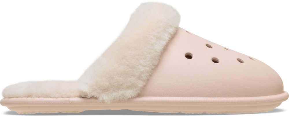 Crocs Pantoffel »Classic Fuzz Scuff«, mit gepolsterter Innensohle