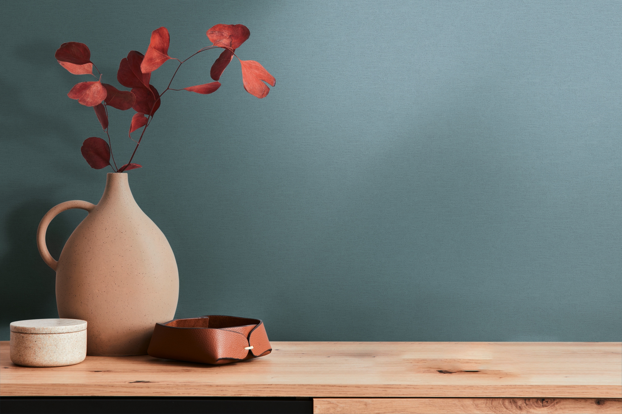 Living Walls Vliestapete "Florale Tapete Anthurien Bunt – Tropische Blumen" Matt Glatt