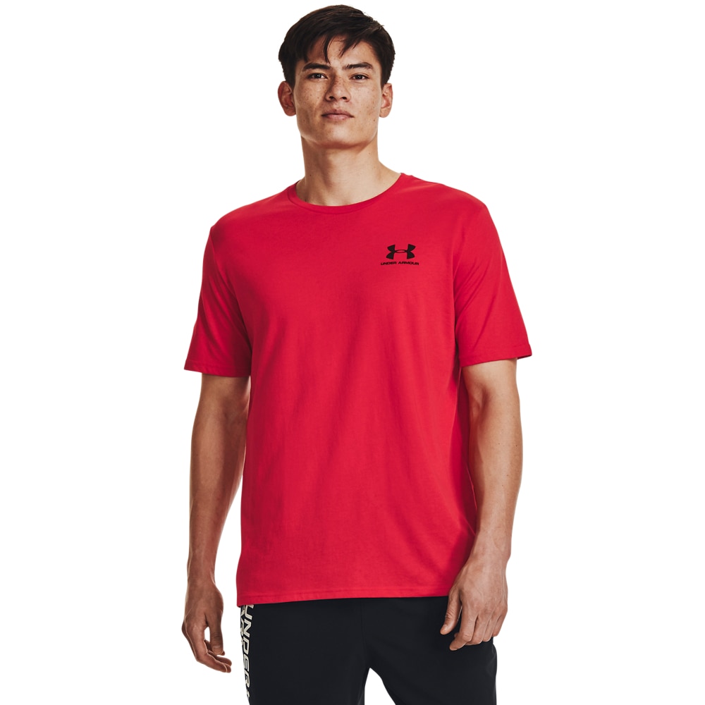 Under Armour "UA M SPORTSTYLE LC SS" kurzärmliges Design, mit Rundhalsausschnitt, gerader Abschluss