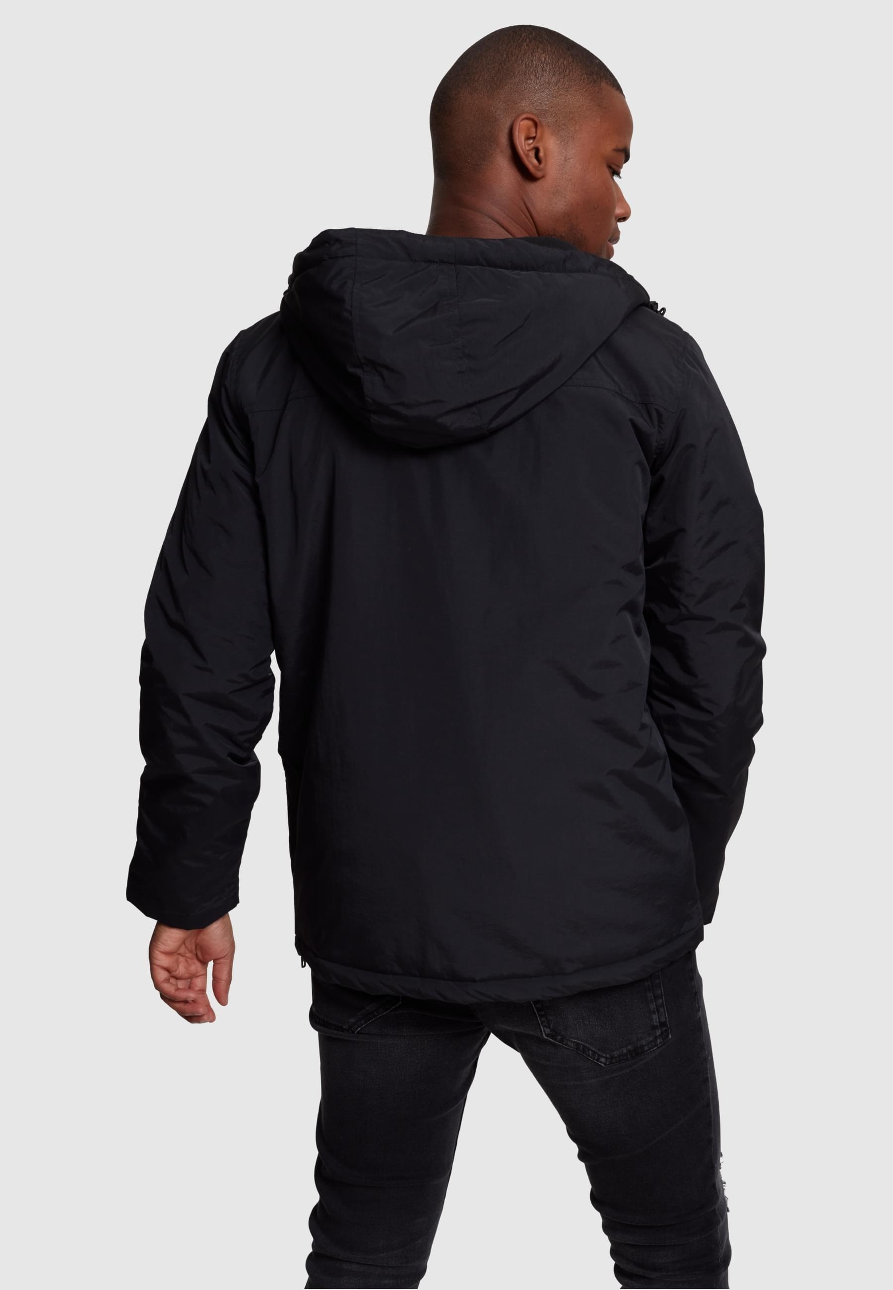 URBAN CLASSICS Allwetterjacke »Urban Classics Herren Padded Pull Over Jacket« 1 Stk. tlg. mit Kapuze