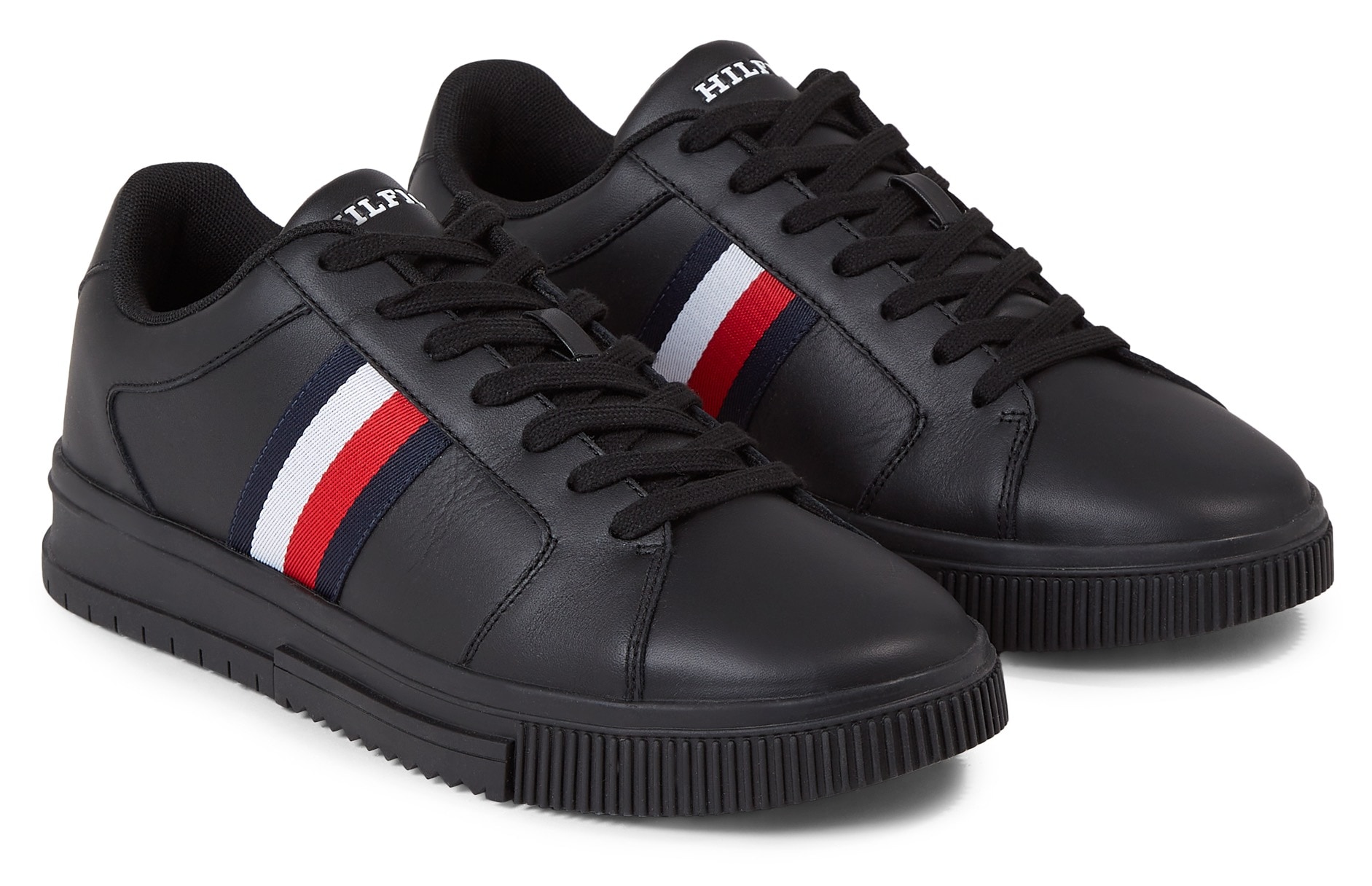 TOMMY HILFIGER Sneaker »SUPERCUP LTH STRIPES ESS« su ...