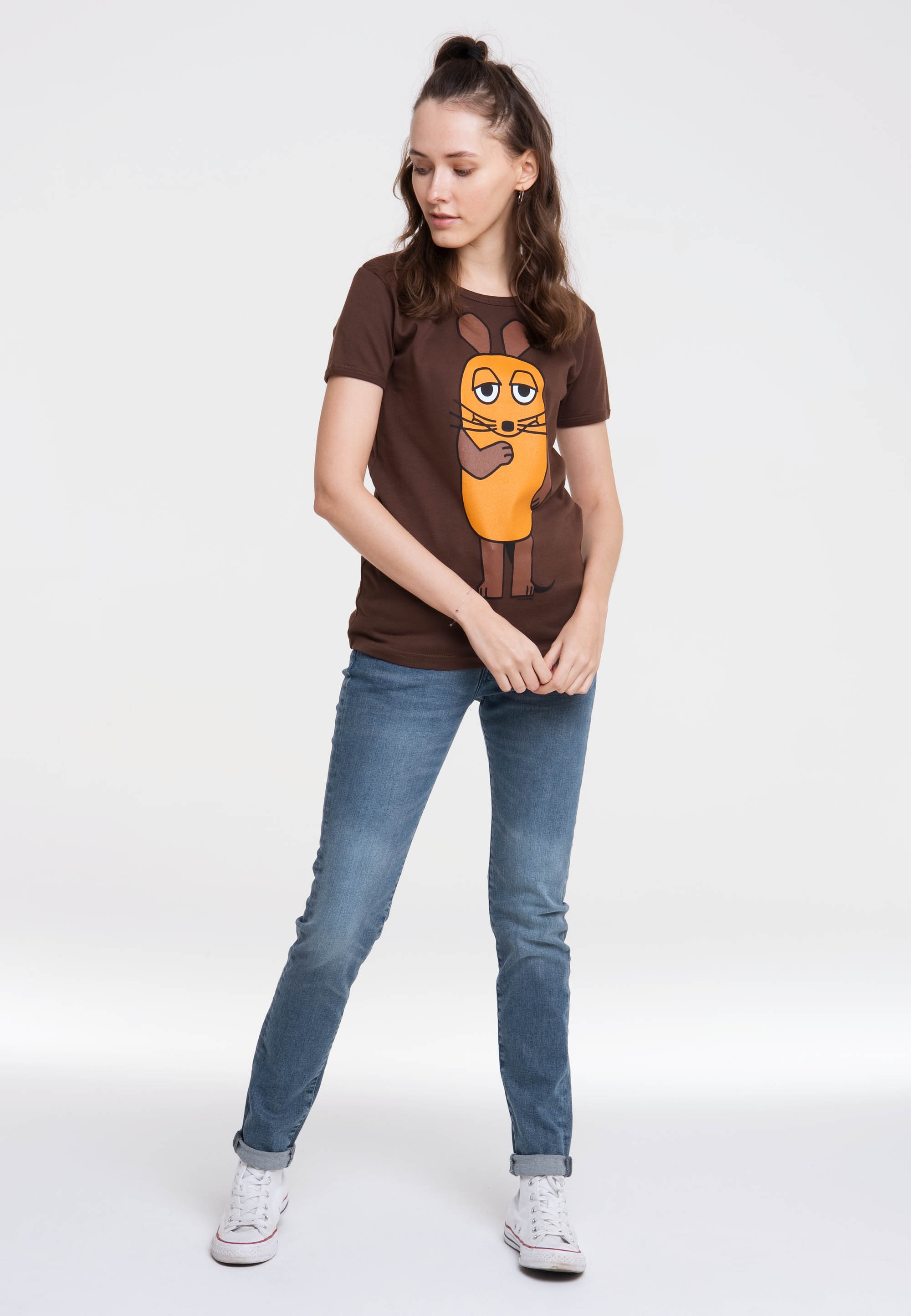LOGOSHIRT T-Shirt »Die Sendung mit der Maus«, mit lizenziertem Design