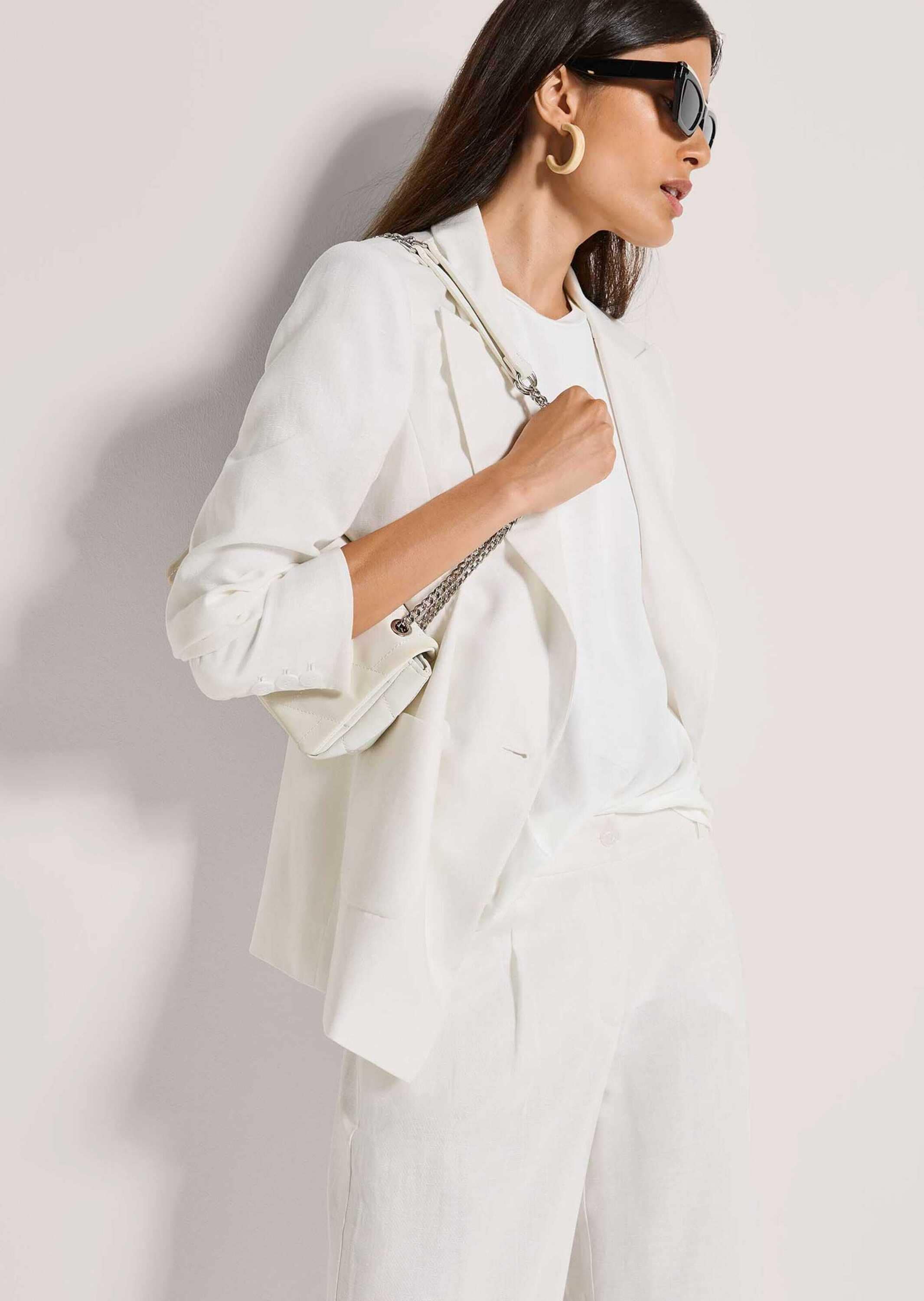 MADELEINE Jackenblazer »Blazer Eleganter Zweireiher mit Reverskragen« Ärmel mit Schlitz