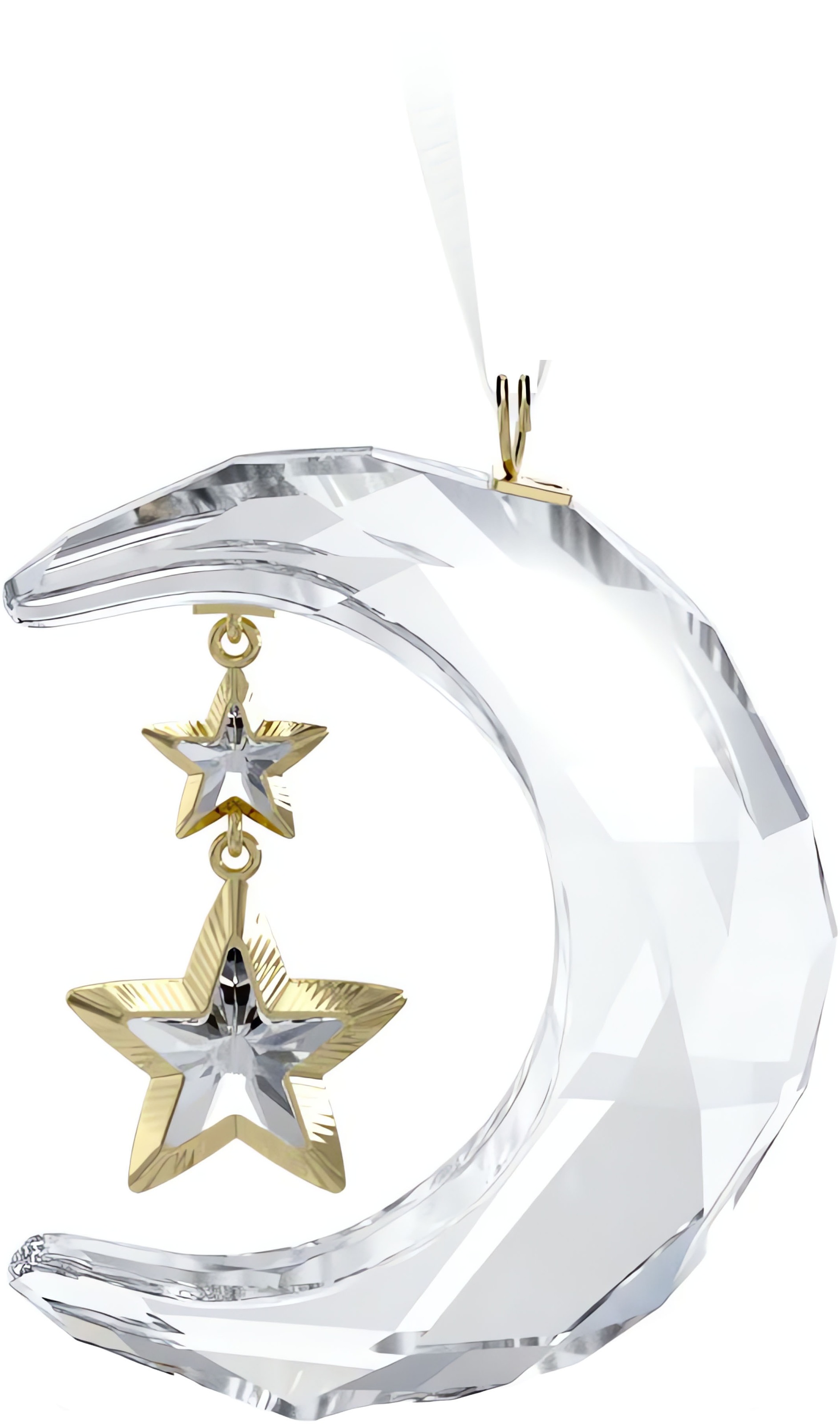 Swarovski Dekohänger »Kristall Sammelfigur Holiday Magic Mond Ornament, 5686616«, (1 St.), Swarovski® Kristall