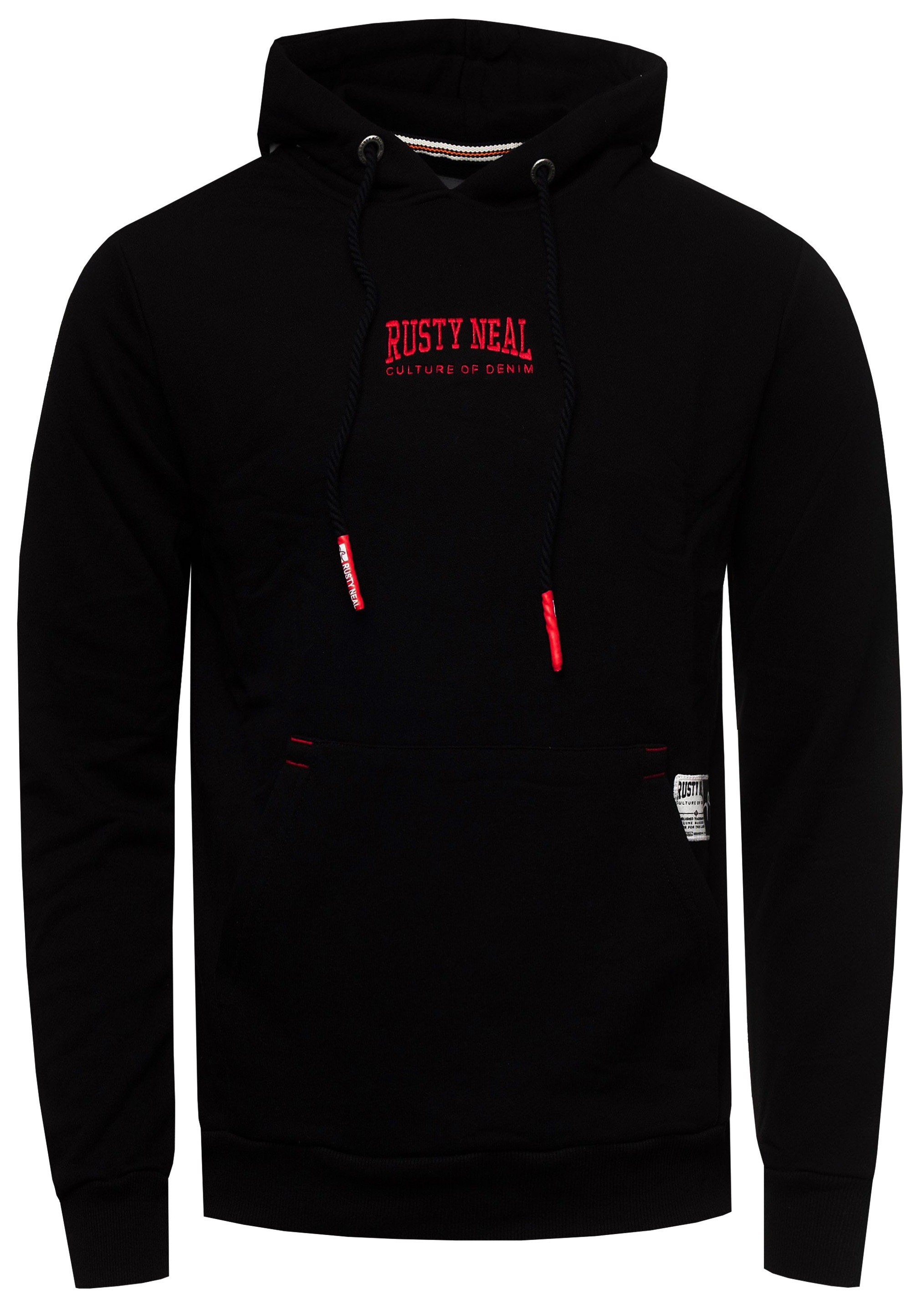 Rusty Neal Kapuzensweatshirt, mit lässiger Kängurutasche