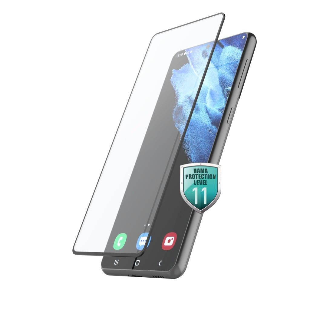 Hama Displayschutzglas »3D Full Screen Schutzglas für Samsung Galaxy S22 Ultra 5G Glas«