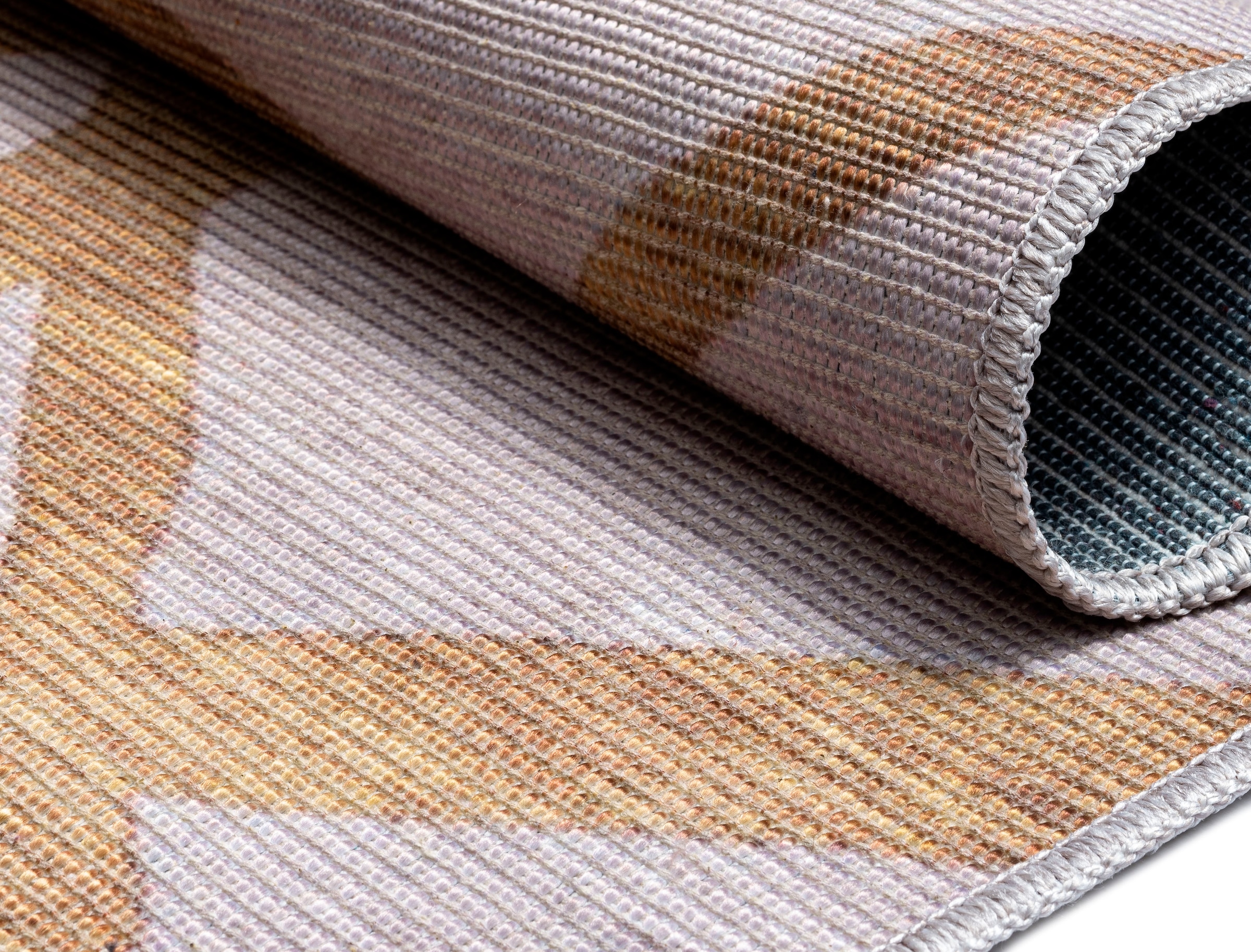 Teppich "Nola, LAGERRÄUMUNG", beige (creme,braun), B:160cm H:10mm L:230cm, Polyester, MYFLAIR MÖBEL & ACCESSOIRES, Teppiche, Teppich, bedruckt, modernes Design, In- & Outdoor geeignet, waschbar 2