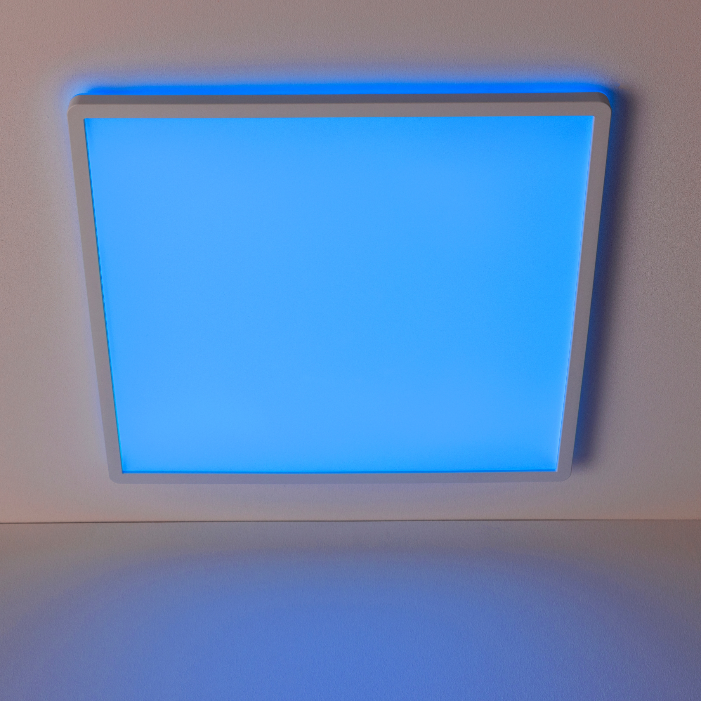 BreLight LED Deckenleuchte »Tanida« LED-Modul 1 Stk. Neutralweiß 42 x 42 cm, RGB, LED, 3000 lm, 4000 K, dimmbar, Fernbedinung, weiß