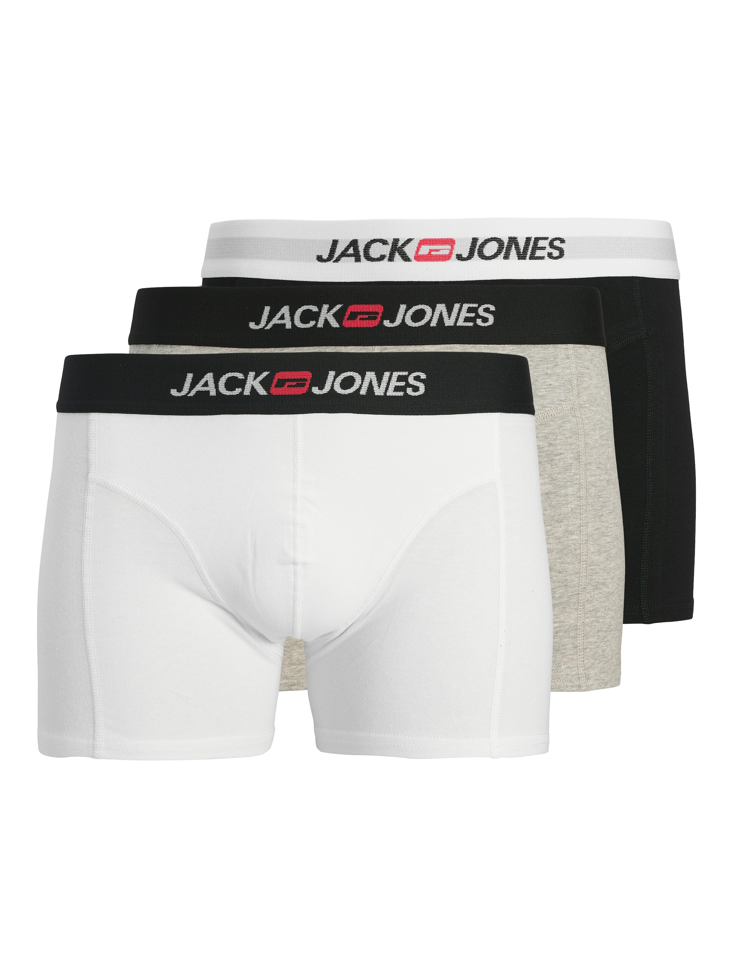 Jack & Jones Trunk »JACOLD – Boxershorts mit farbigem Bund im 6er-Pack« Packung, 6 Stk. tlg., Druck, modisch, regular fit, Jersey