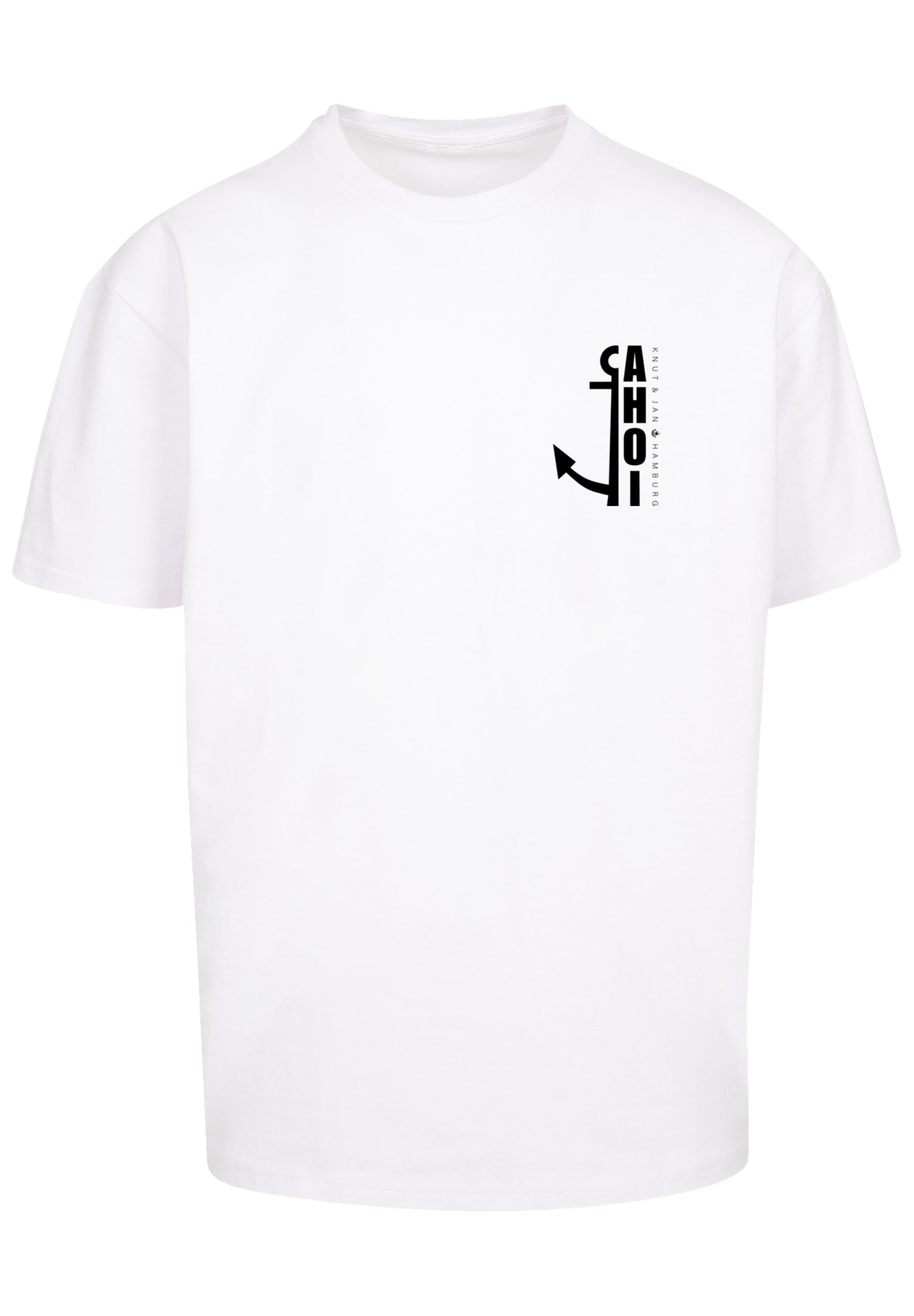 F4NT4STIC T-Shirt »Ahoi Anker Knut & Jan Hamburg«, Print