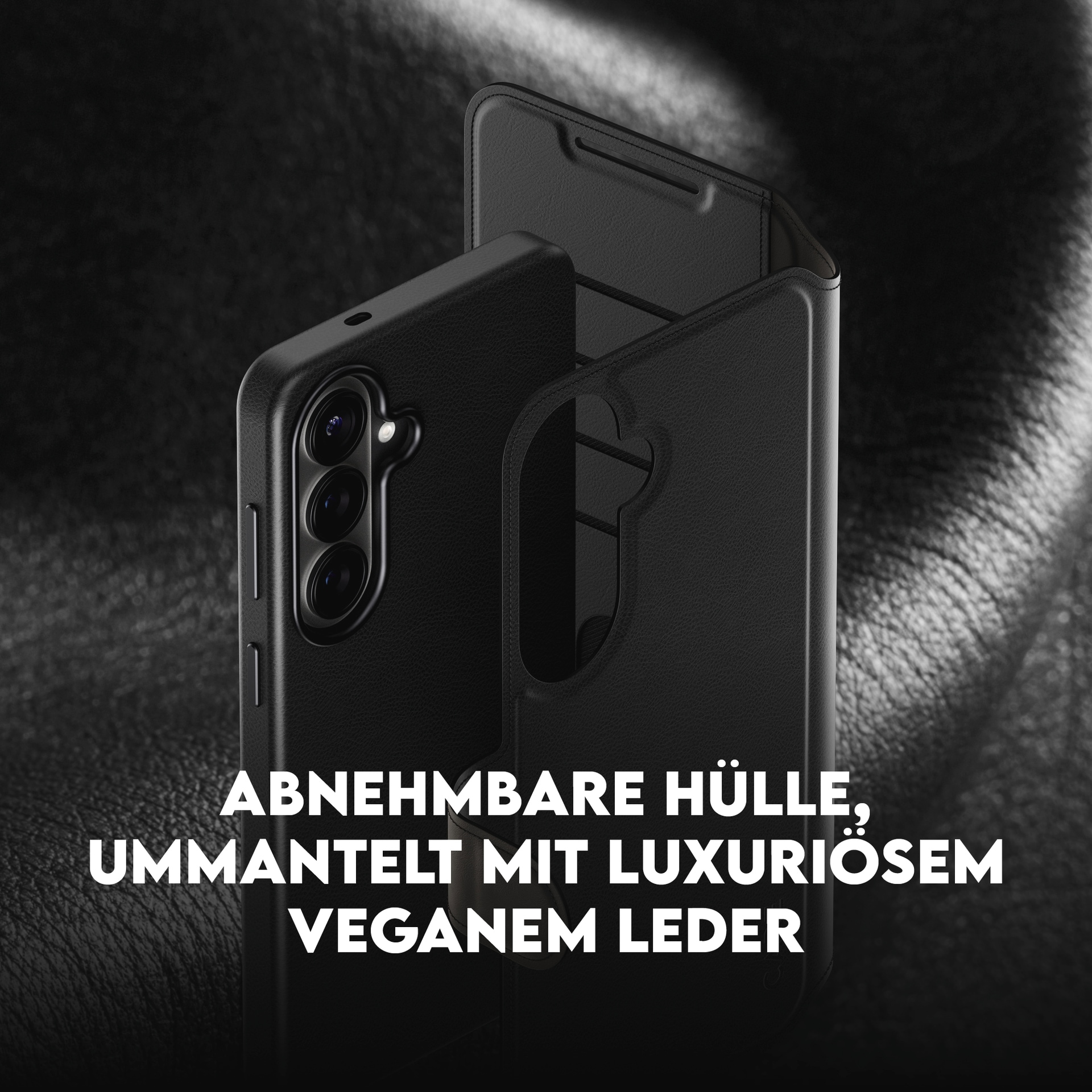 CARE by PanzerGlass Handyhülle »Tango 2-in-1 Wallet Case mit Qi für Samsung Galaxy S26+« Samsung Galaxy S26+ Backcover, Schutzhülle, Handyschutzhülle, Case, Schutzcase, stoßfest
