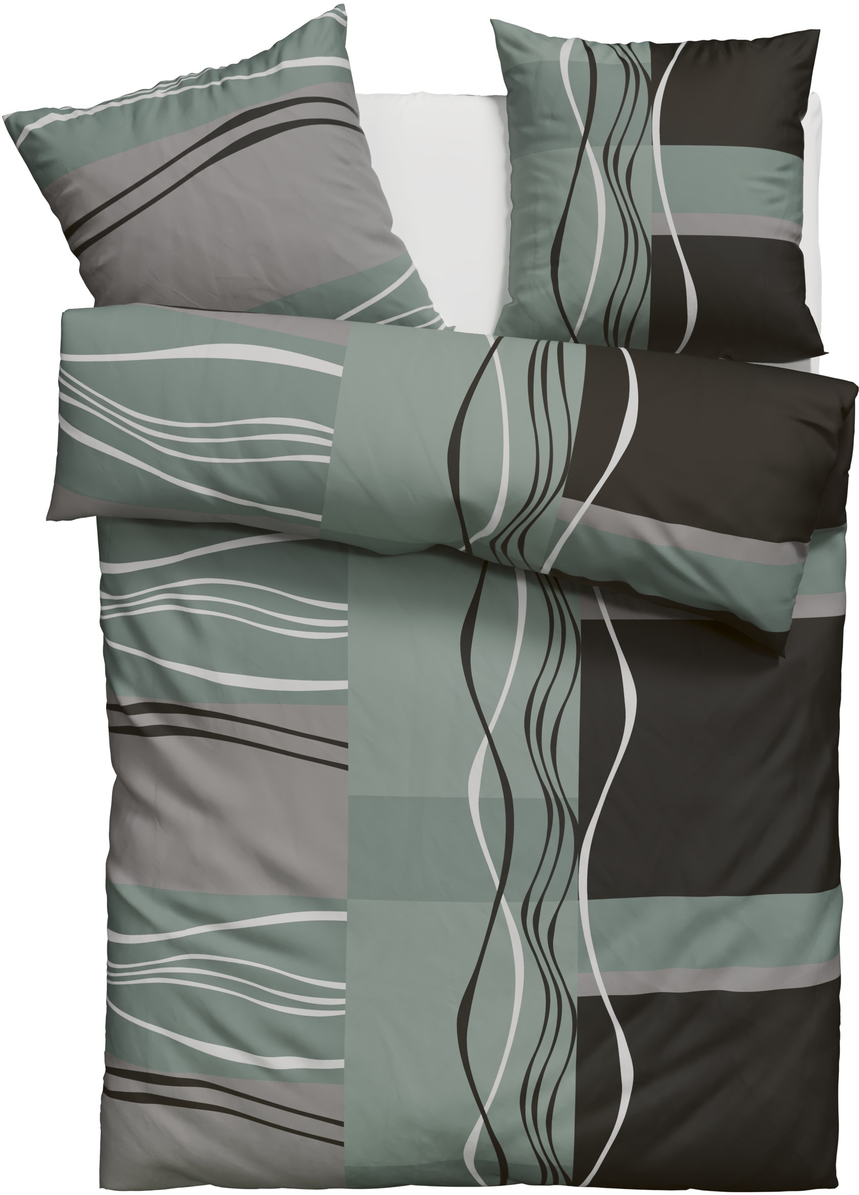 OTTO home Bettwäsche "Kelian" 3 Stk. tlg. in verschiedenen Qualitäten, gemu günstig online kaufen