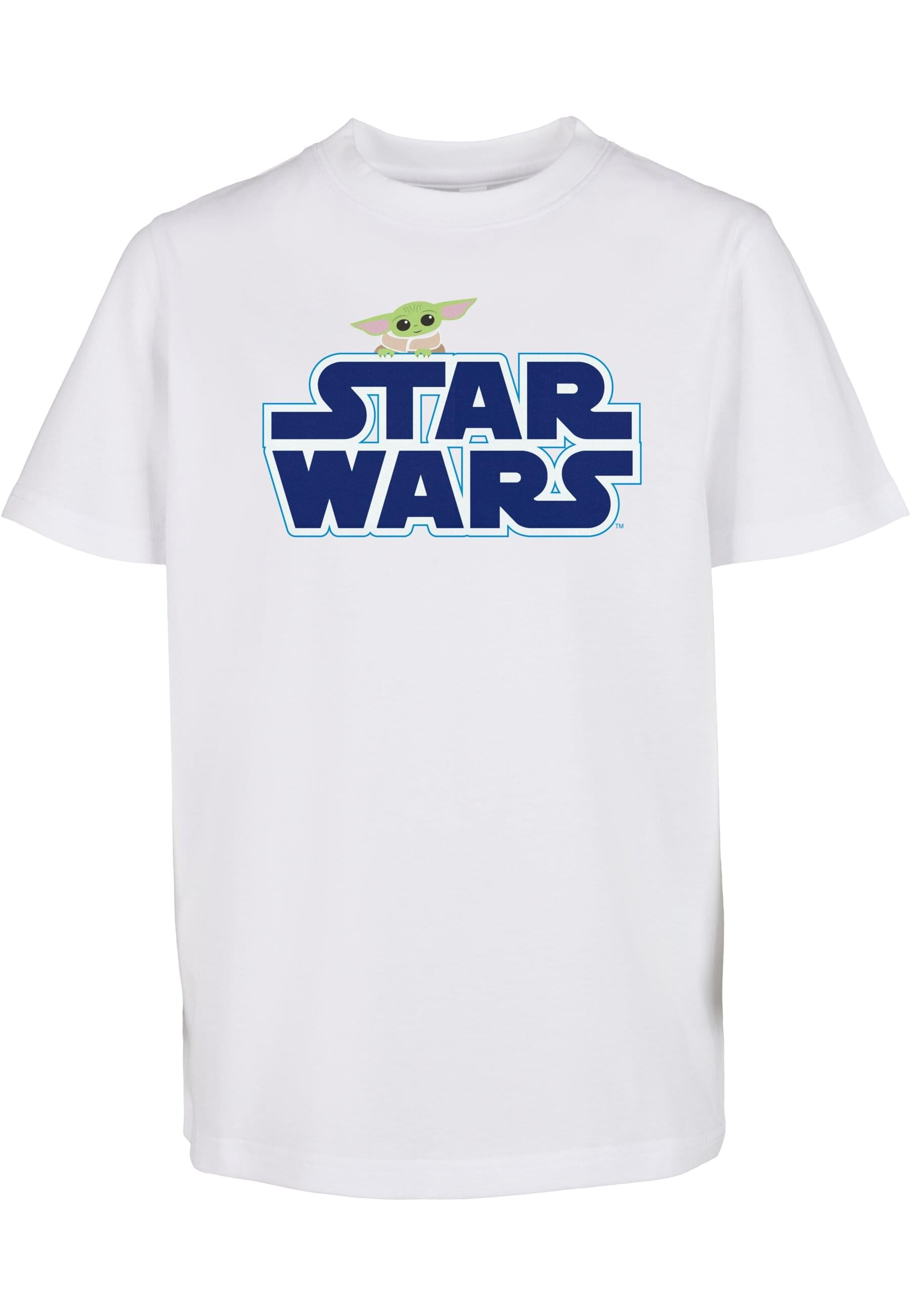 MisterTee T-Shirt »MisterTee Herren Kids Star Wars Blue Logo Tee«, (1 tlg.)
