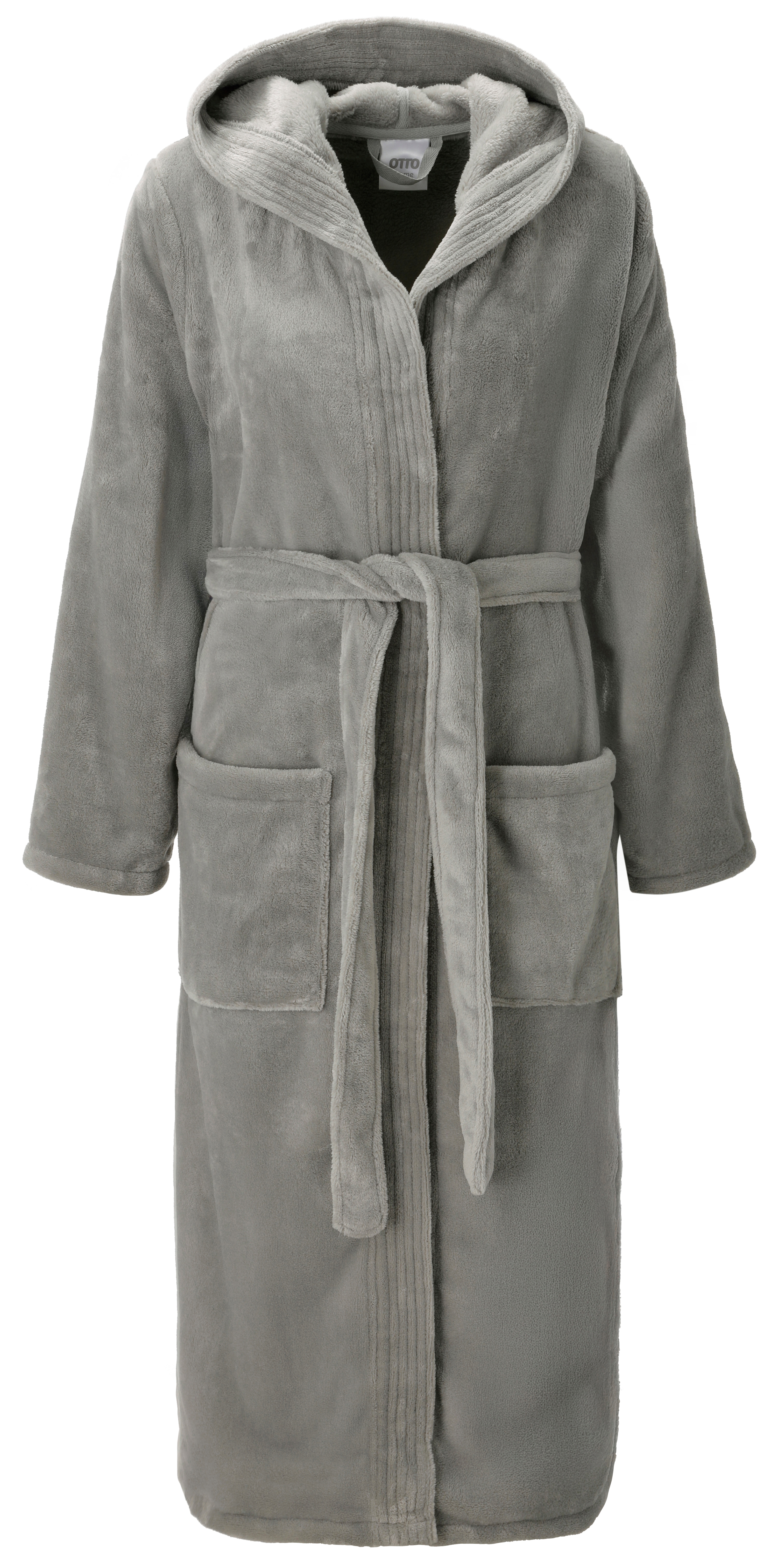 OTTO home Unisex-Bademantel "Miia, ideal für Sauna, Spa & im Urlaub" 1 Stk. weich und kuschelig, plüsch, für Damen und Herren, S-XL