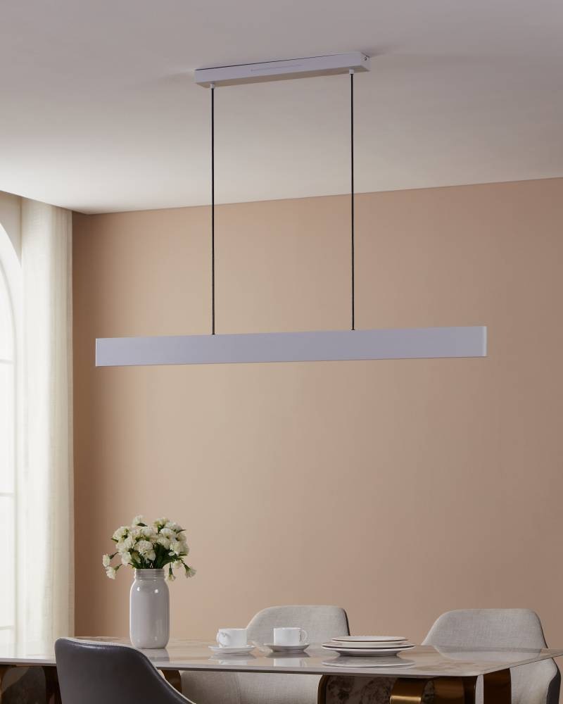 EGLO Hängeleuchte »ANDREAS-Z«, 2 flammig, Leuchtmittel LED-Modul | LED fest integriert, Hängelampe, ZigBee, App und Sprachsteuerung Alexa, RGB, dimmbar