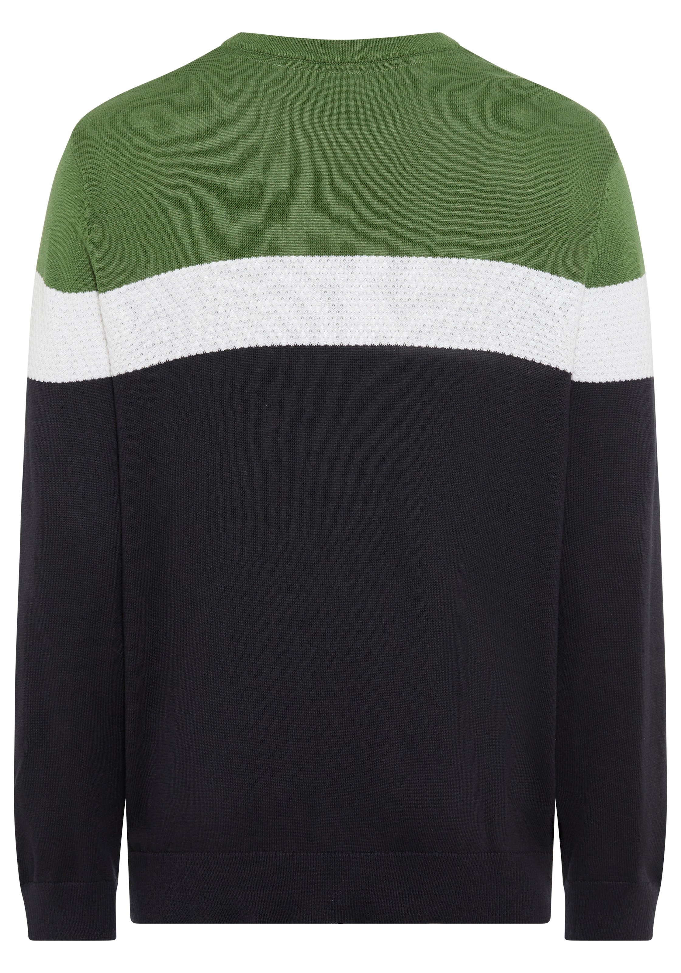 H.I.S Rundhalspullover »neue Farben!«, Colorblocking, in leichter Strickqualität