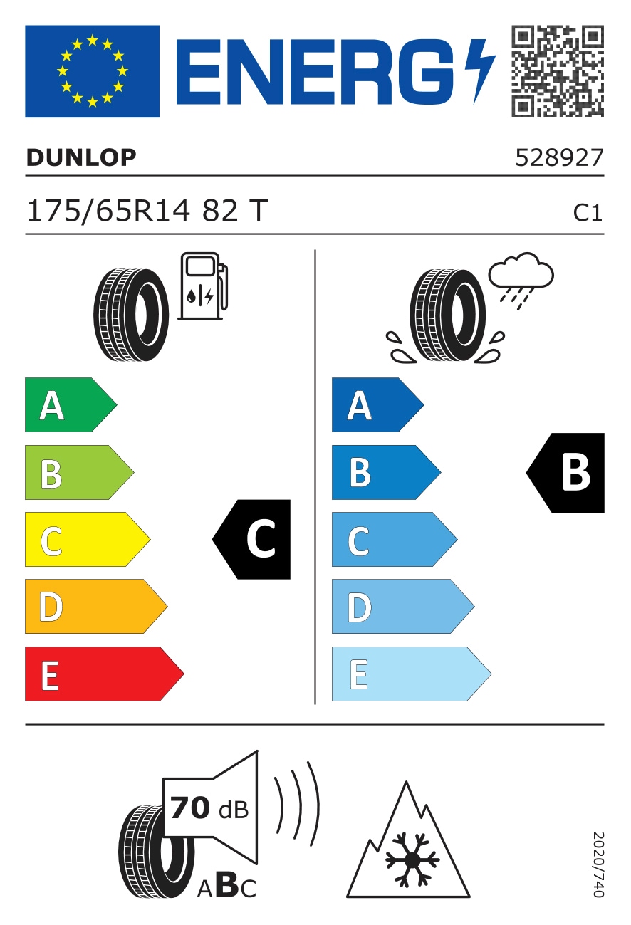 Dunlop Winterreifen »WINTER RESPONSE-2«, (1 St.), 175/65 R14 82T | BAUR