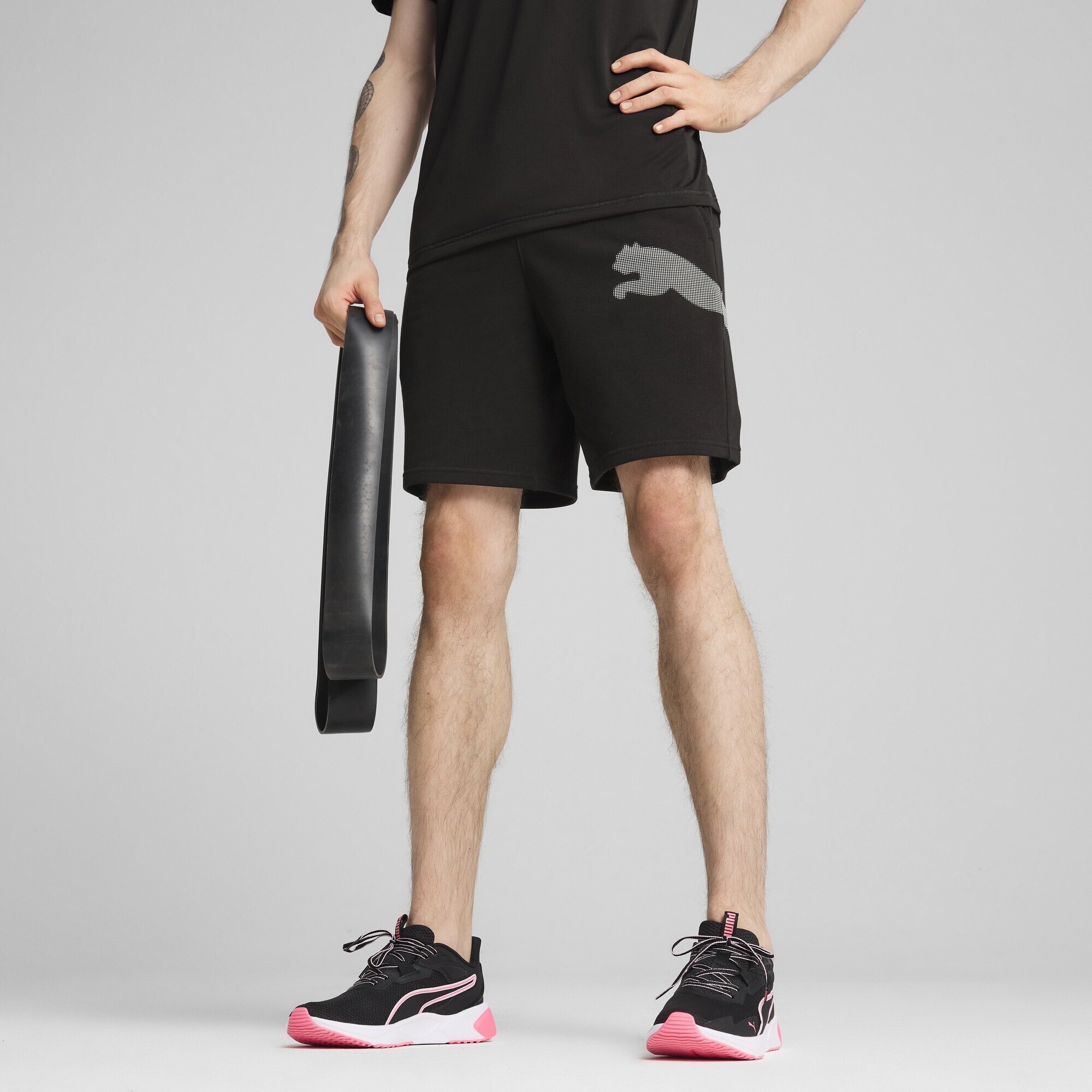 PUMA Trainingsshorts »Train All Day Big Logo Gestrickte Shorts Herren«