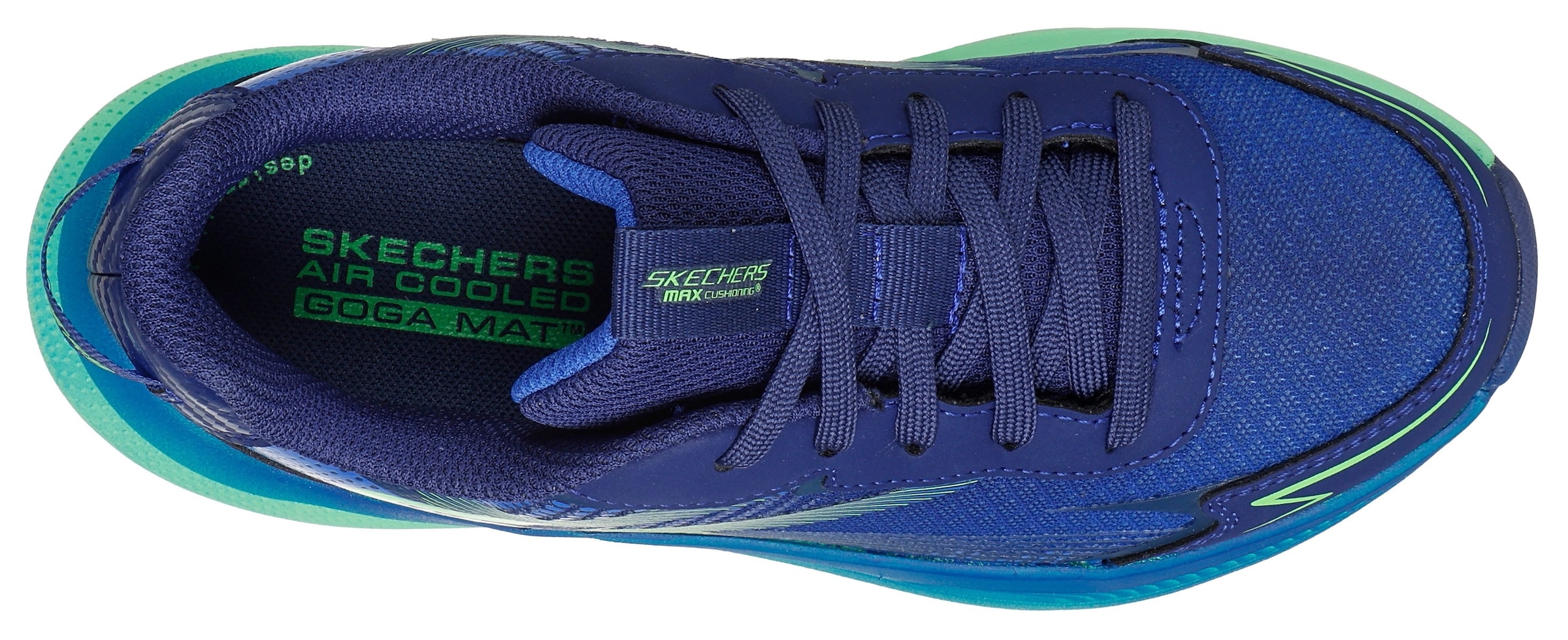 Skechers Sneaker »MAX CUSHIONING ASCENDER«, Trainingsschuh mit dämpfender Laufsohle, Größenschablone zum Download