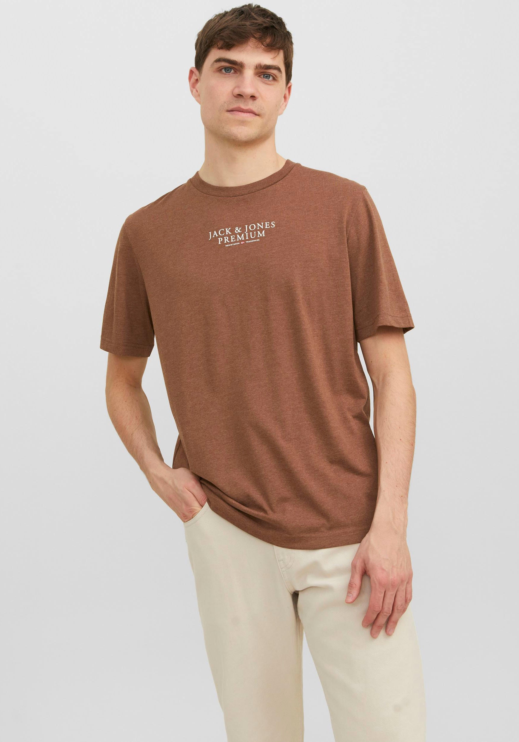 Jack & Jones Rundhalsshirt "JPRBLUARCHIE TEE CREW NECK"