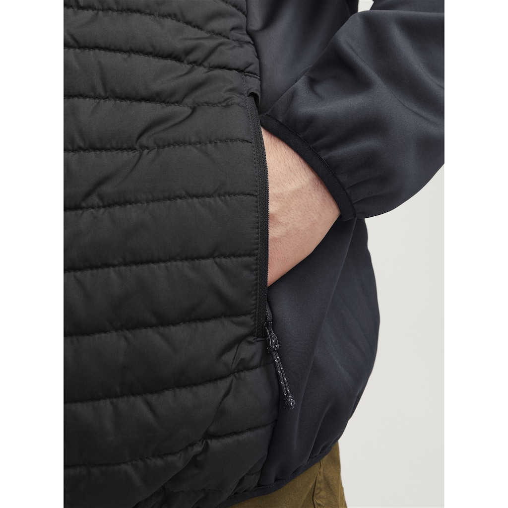 Jack & Jones PlusSize Hybridjacke »JJEMULTI QUILTED COLLAR NOOS PLS«, mit Kapuze