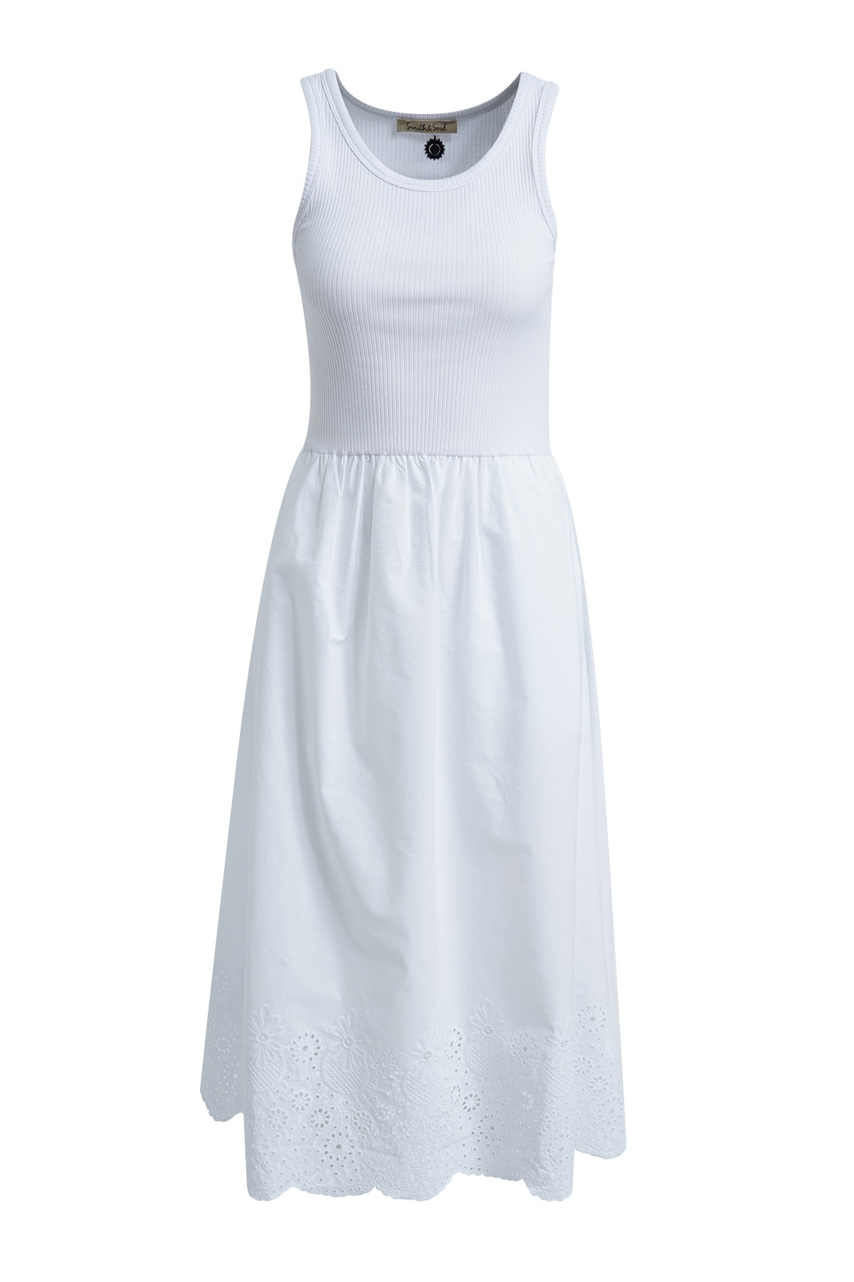Smith & Soul Sommerkleid Eingrifftaschen aus Baumwolle