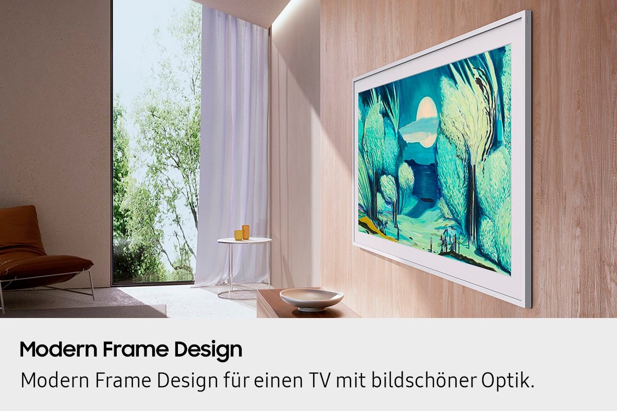 Samsung QLED-Fernseher »GQ50LS03FAU«, 4K Ultra HD, Smart-TV, The Frame, Mattes Display, Art Mode, Austauschbare Rahmen, Dolby Atmos