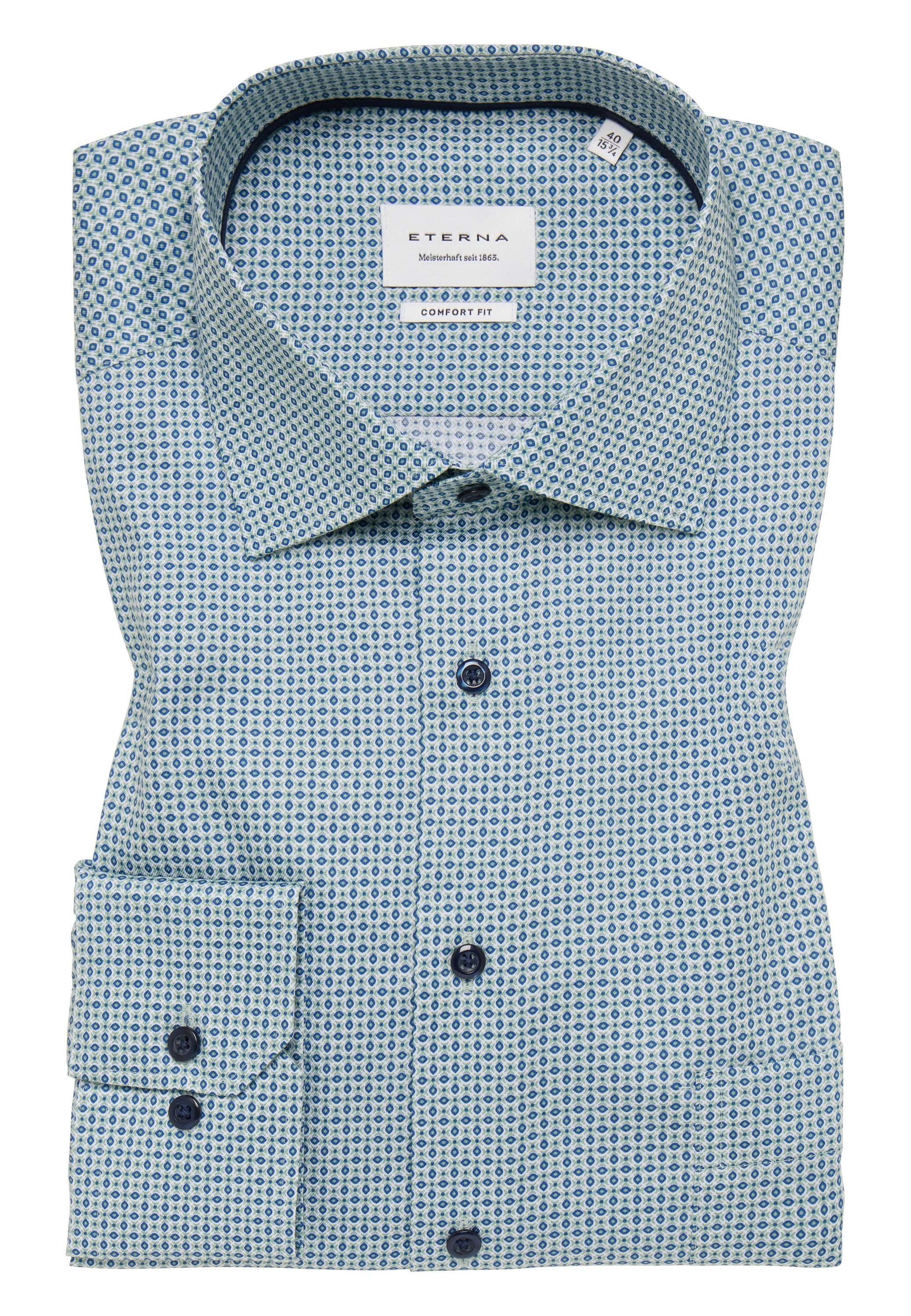 Eterna Langarmhemd »COMFORT FIT«, NON IRON (bügelfrei)