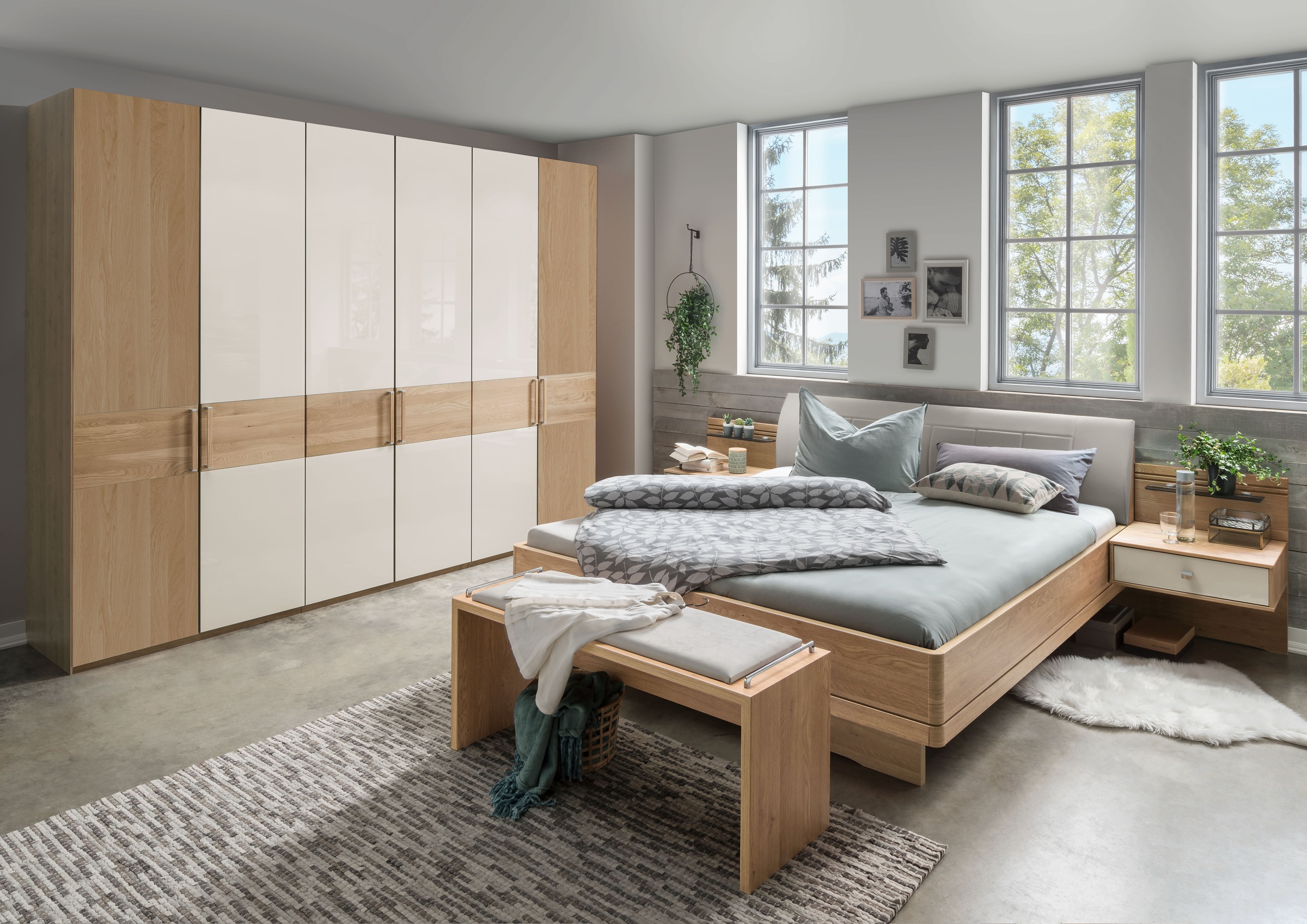 WIEMANN Drehtürenschrank »Kiruna«, mit Champagnerglas