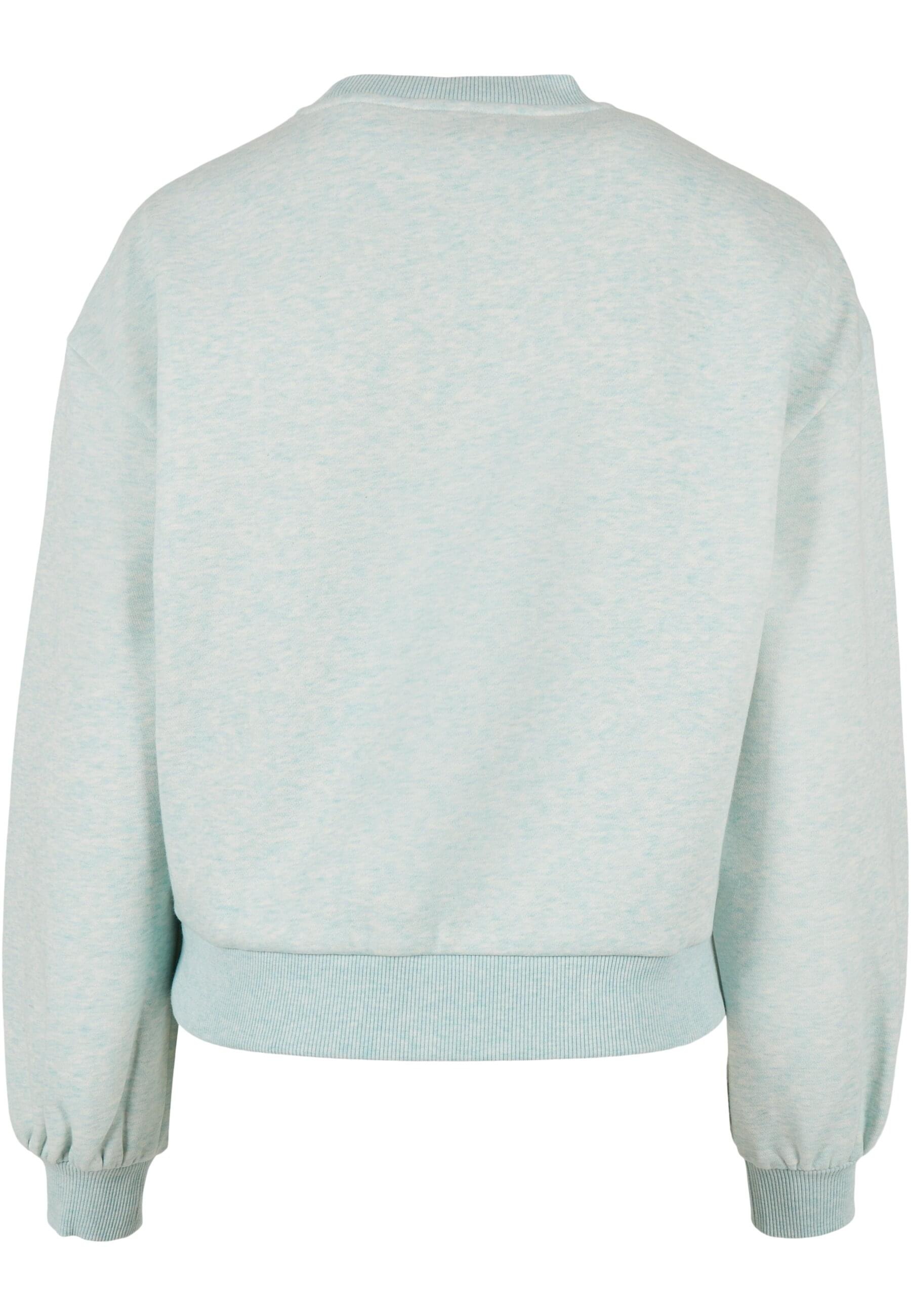 URBAN CLASSICS Sweater »Urban Classics Damen Ladies Oversized Color Melange Crewneck«, (1 tlg.)