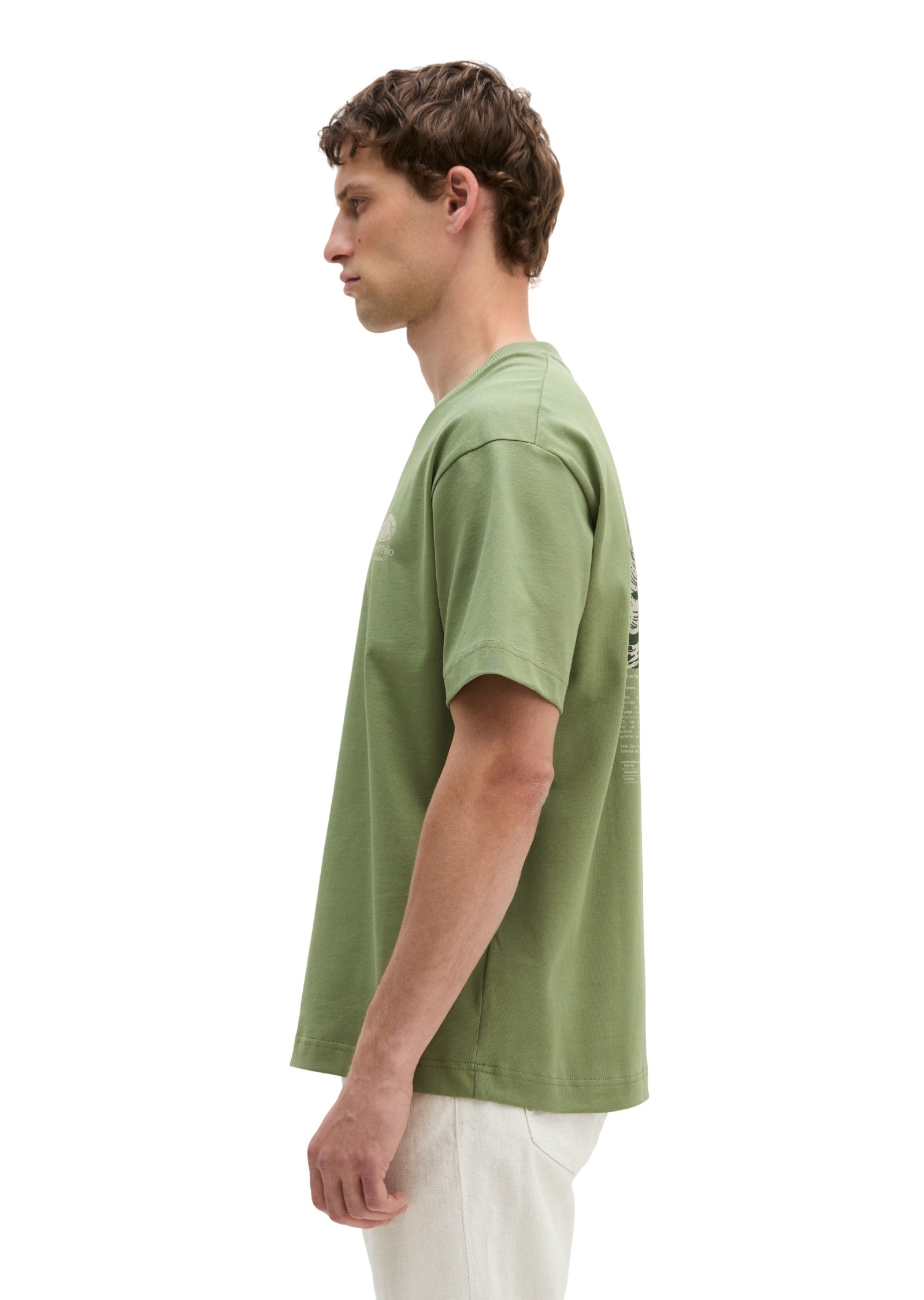 Marc O'Polo T-Shirt »mit maritinem Rückenprint«