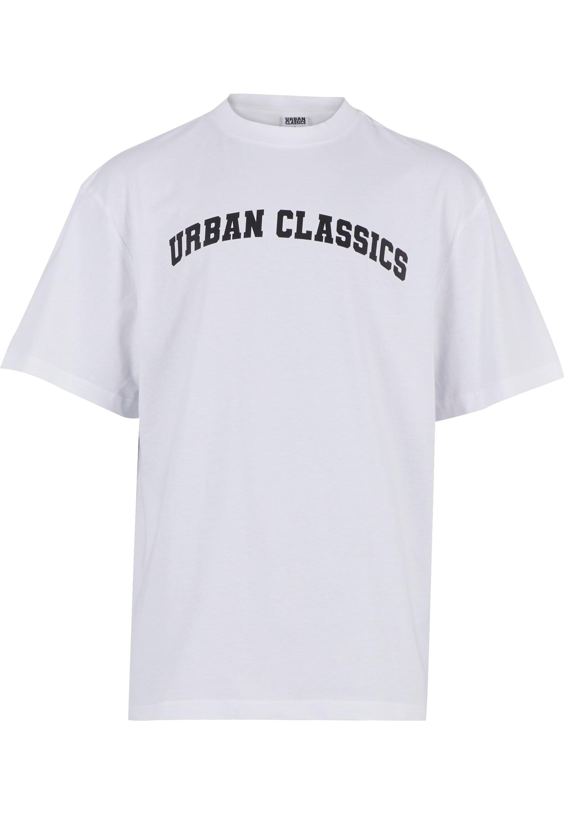 URBAN CLASSICS T-Shirt "Urban Classics UC College Logo Tall Tee", (1 tlg.) günstig online kaufen
