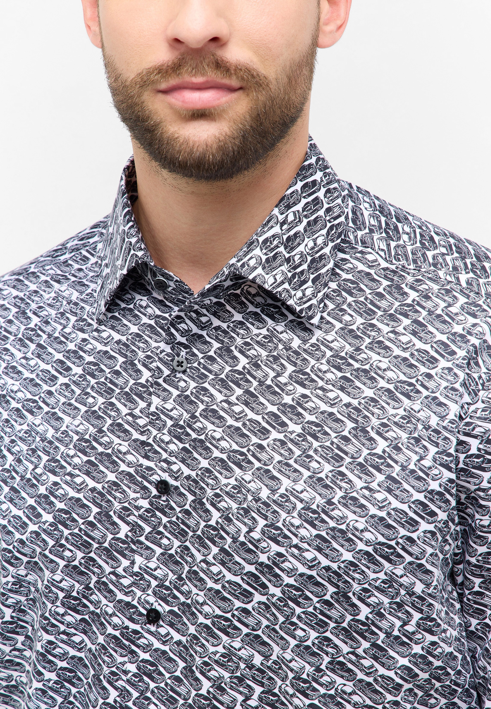 Thumbnail - Eterna Langarmhemd "COMFORT FIT" NON IRON (bügelfrei)