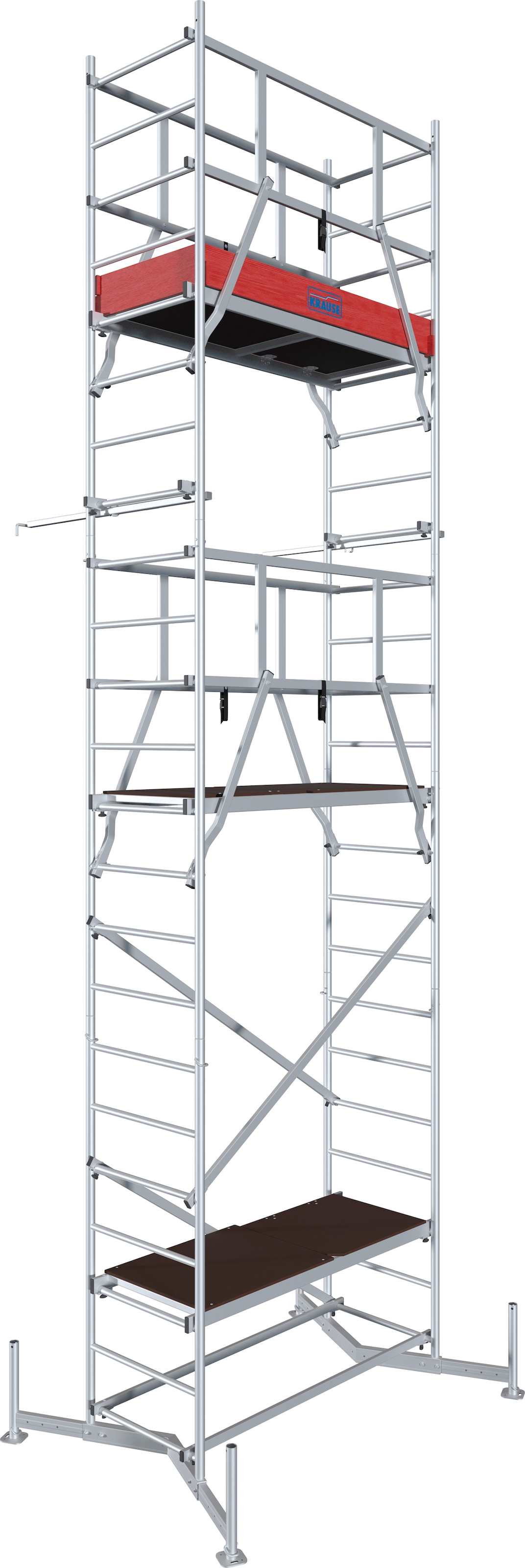 KRAUSE Arbeitsgerüst »ClimTec System«, Komplettgerüst, Arbeitshöhe: 7 Meter