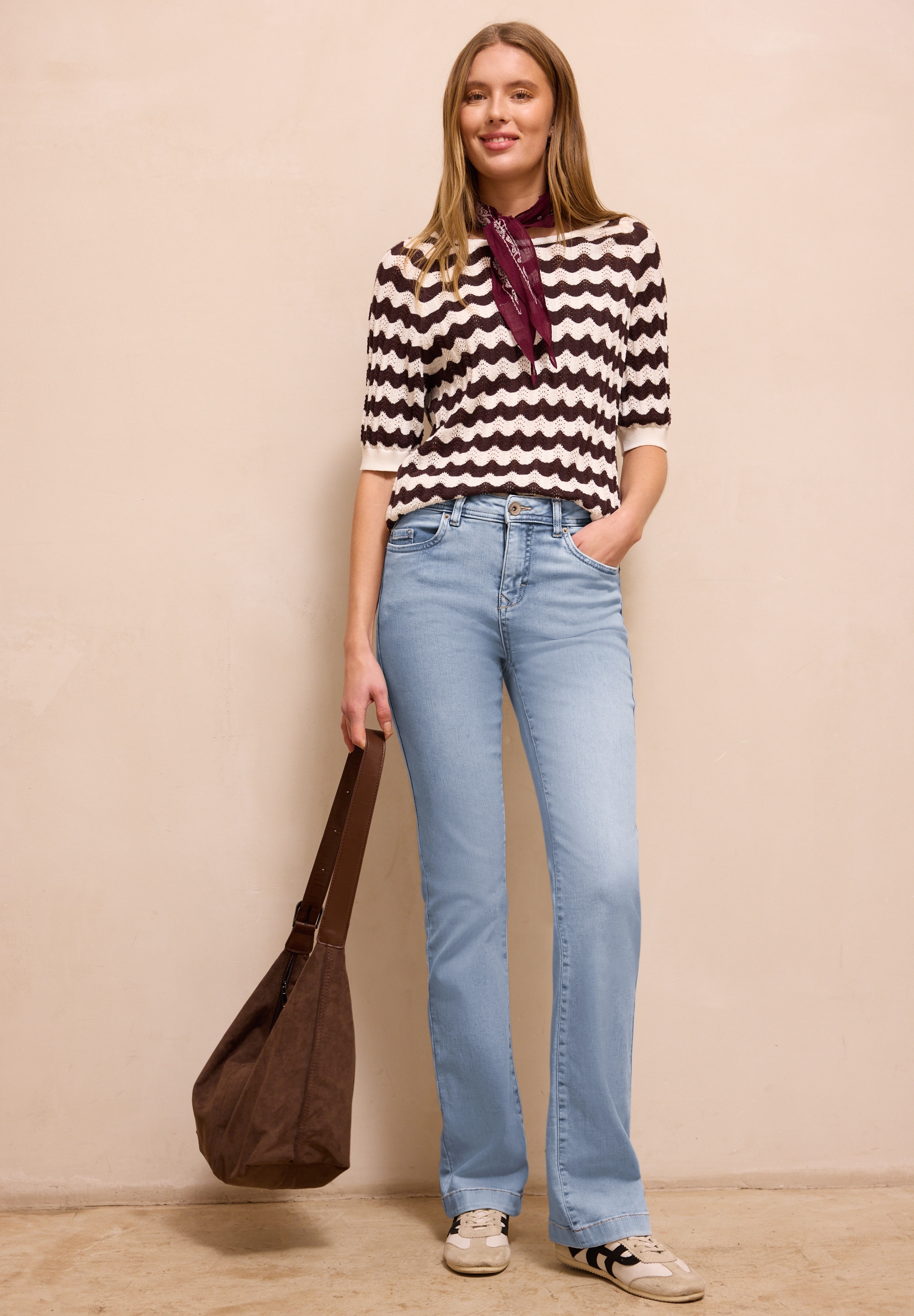 STREET ONE STUDIO Bootcut-Jeans