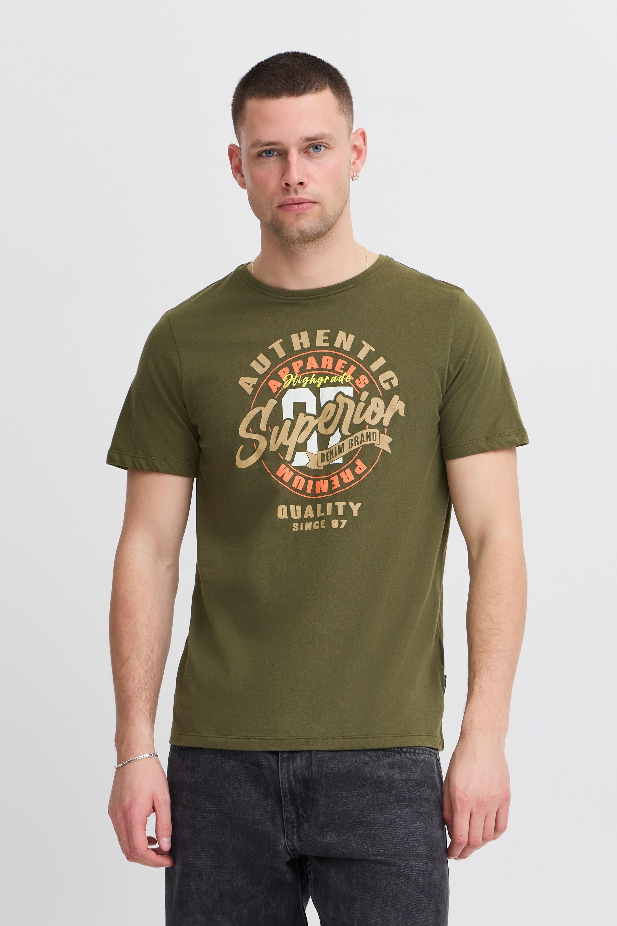 Blend T-Shirt "BHJACE 2-Pack", Basic T-Shirt mit Rundhalsausschnitt günstig online kaufen